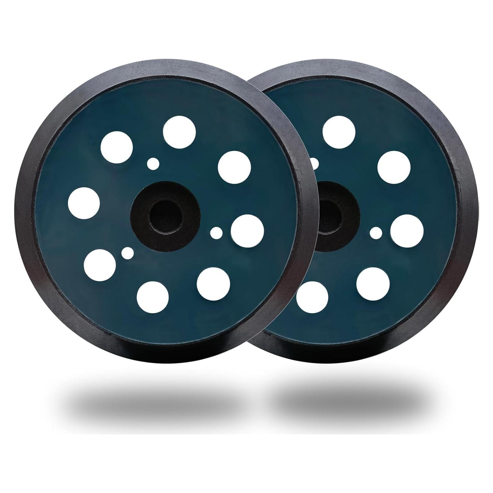 Paquete de 2 almohadillas DeWalt 5" con gancho y lazo