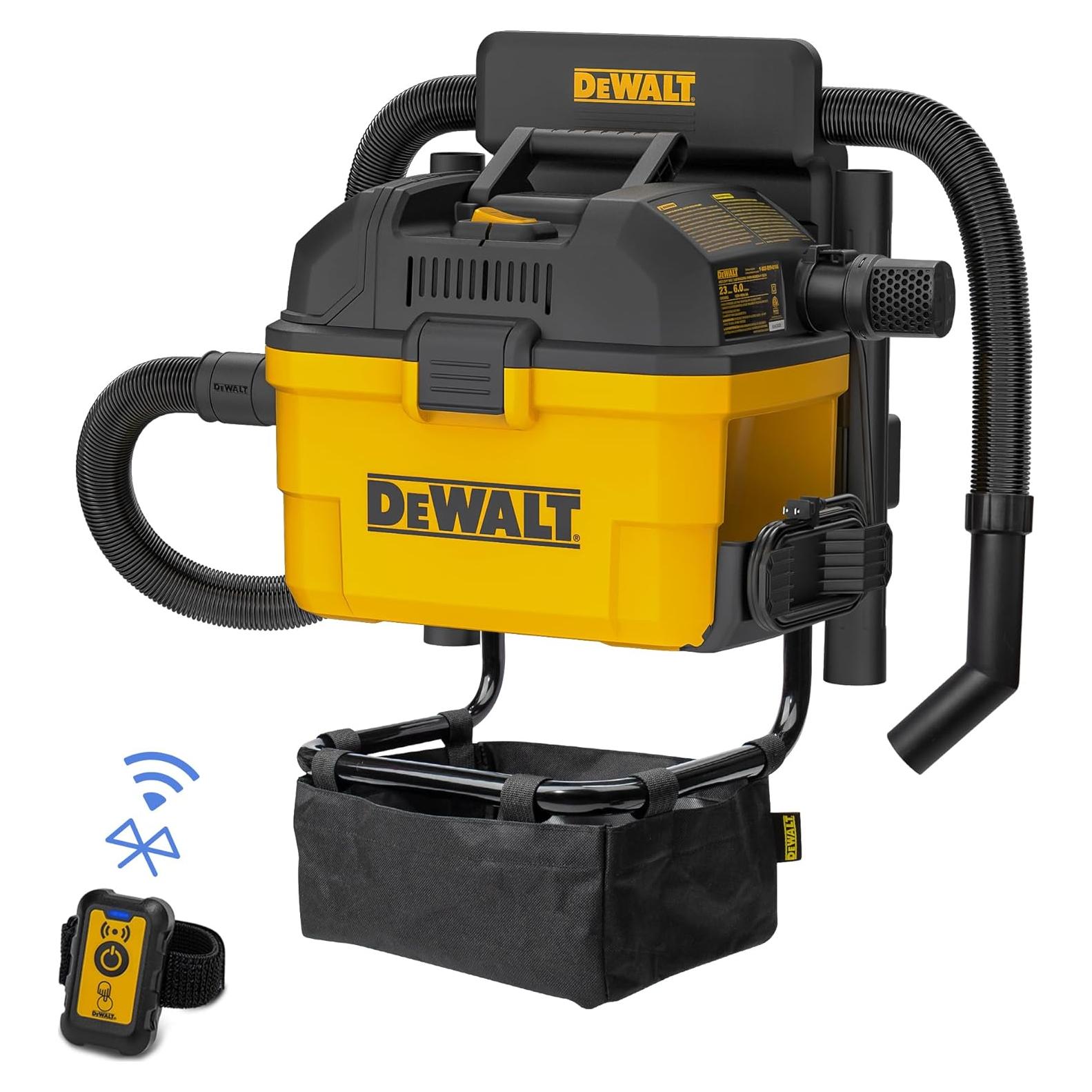 Aspiradora Húmeda Seca DEWALT DXV06G 6 Galones 5 HP Montada en Pared