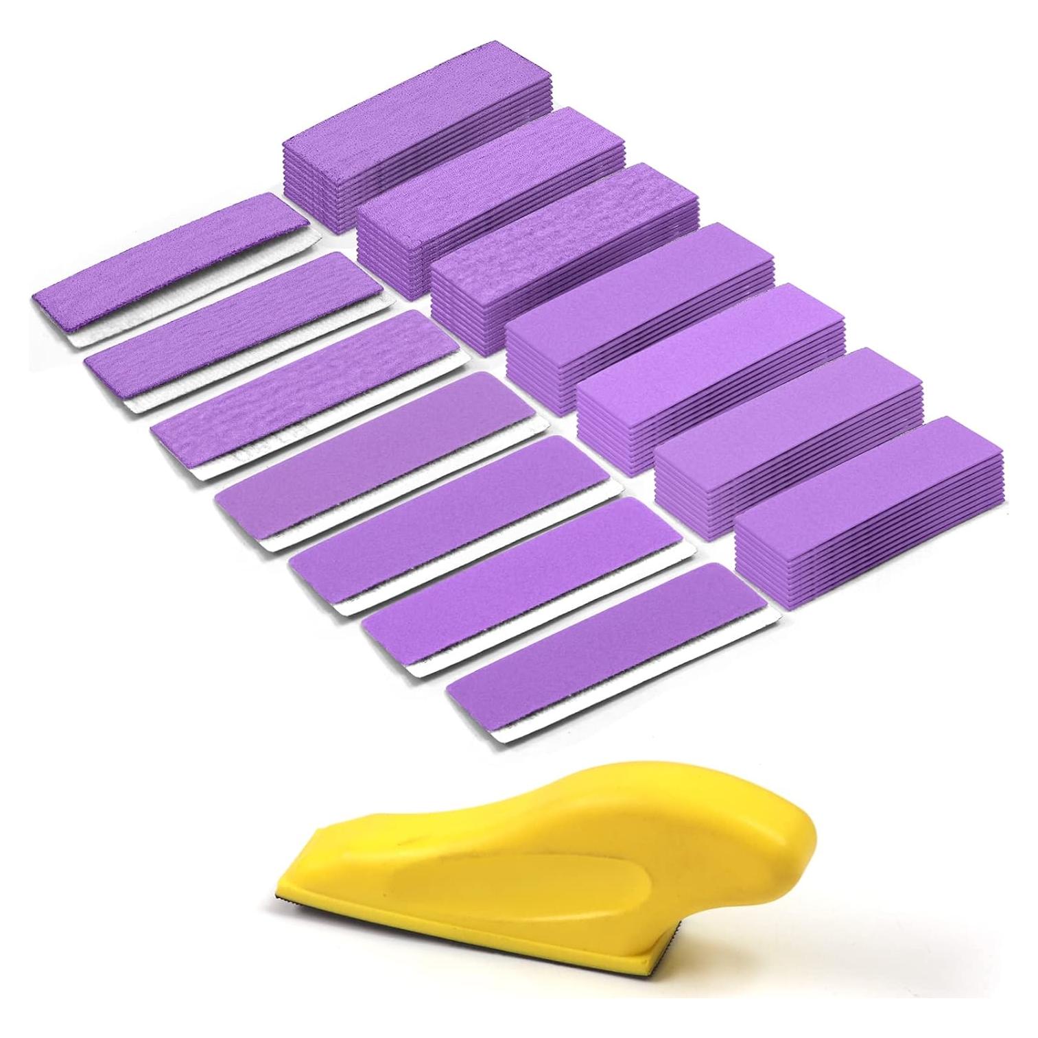 Kit de Papel de Lija MAXMAN 70PCS Húmedo y Seco 80-600 Grano