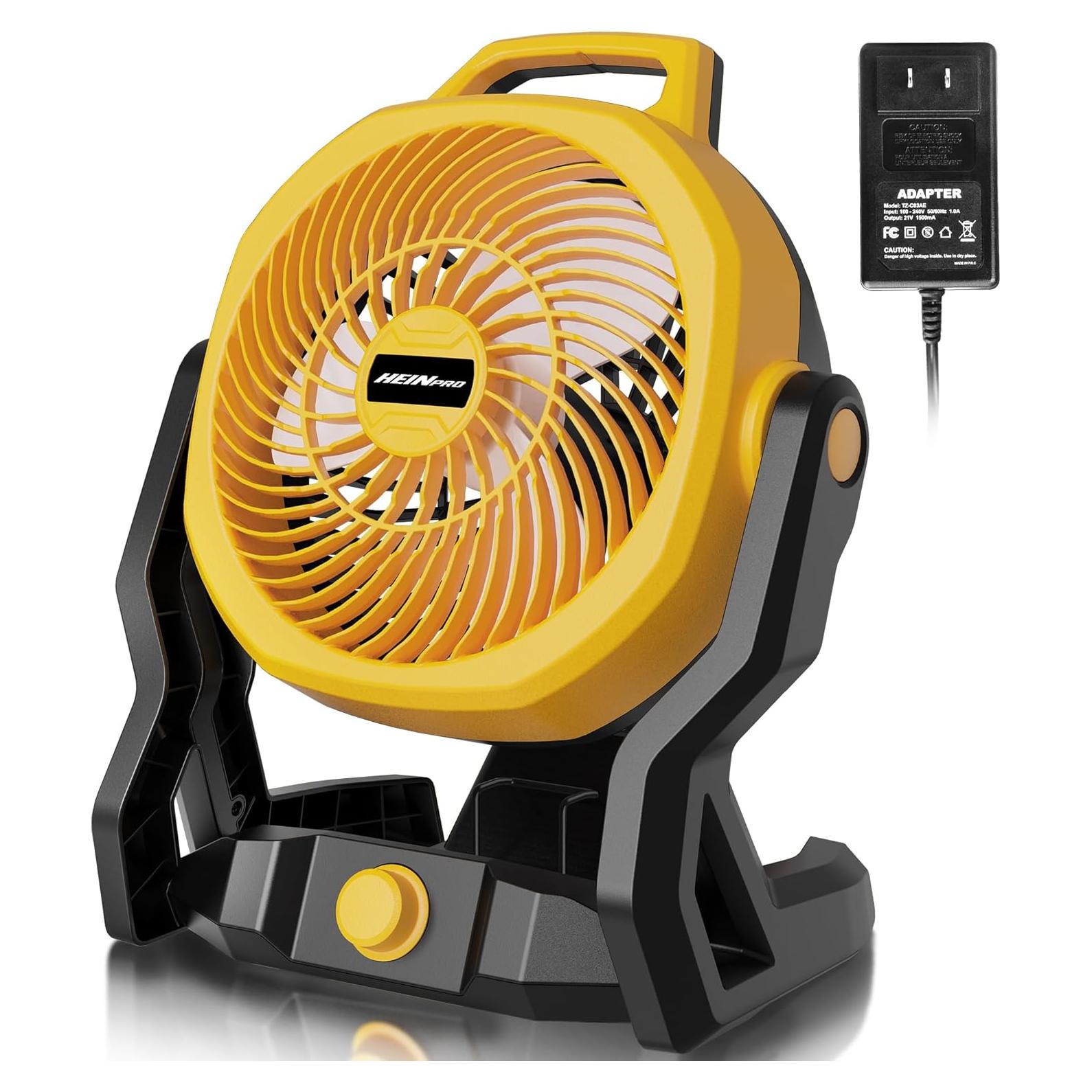 Ventilador Portátil HEINPRO 20V Max 650 CFM Bajo Ruido