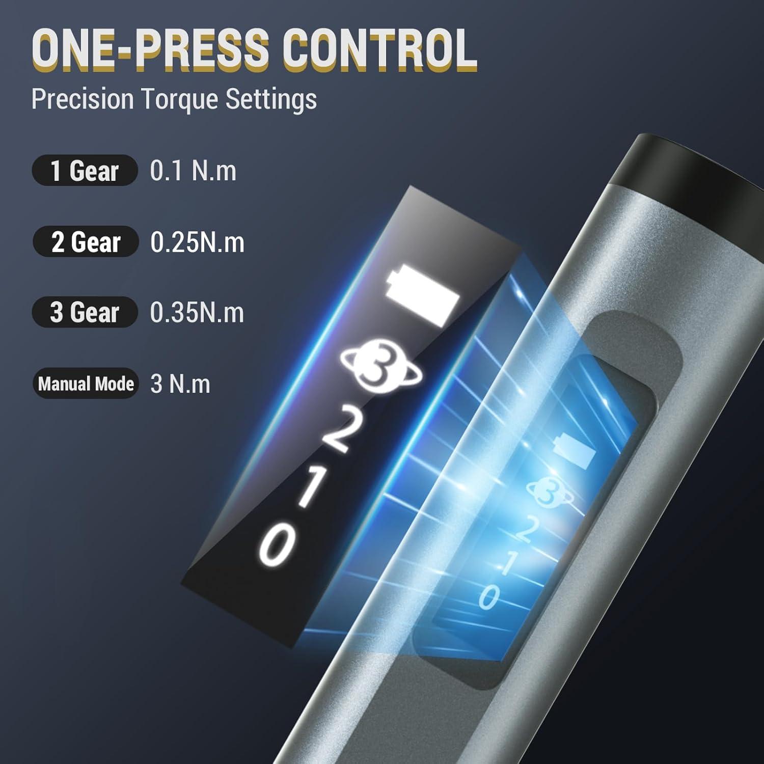 Destornillador Eléctrico PHALANX Mini 3.7V 60 Piezas