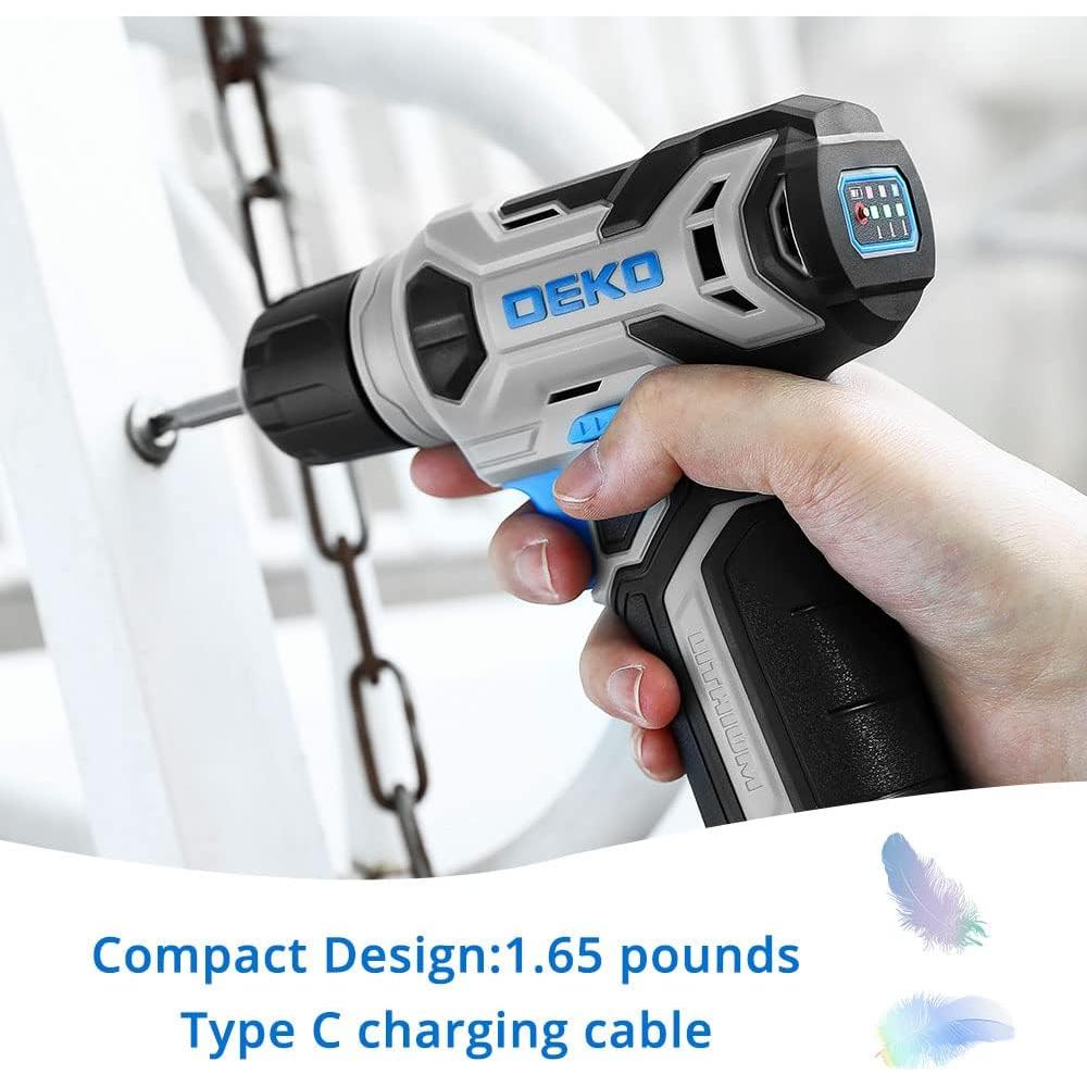 Taladro Inalámbrico DEKOPRO 8V con 42 Accesorios