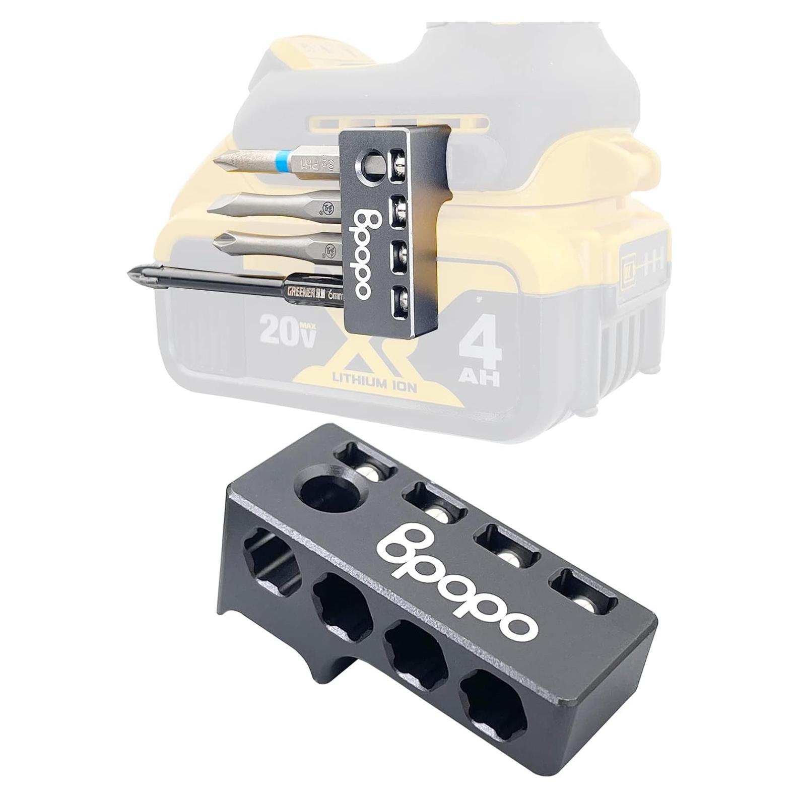 Soporte de Bits de Aluminio BPOPO para Taladro Dewalt 1/4"