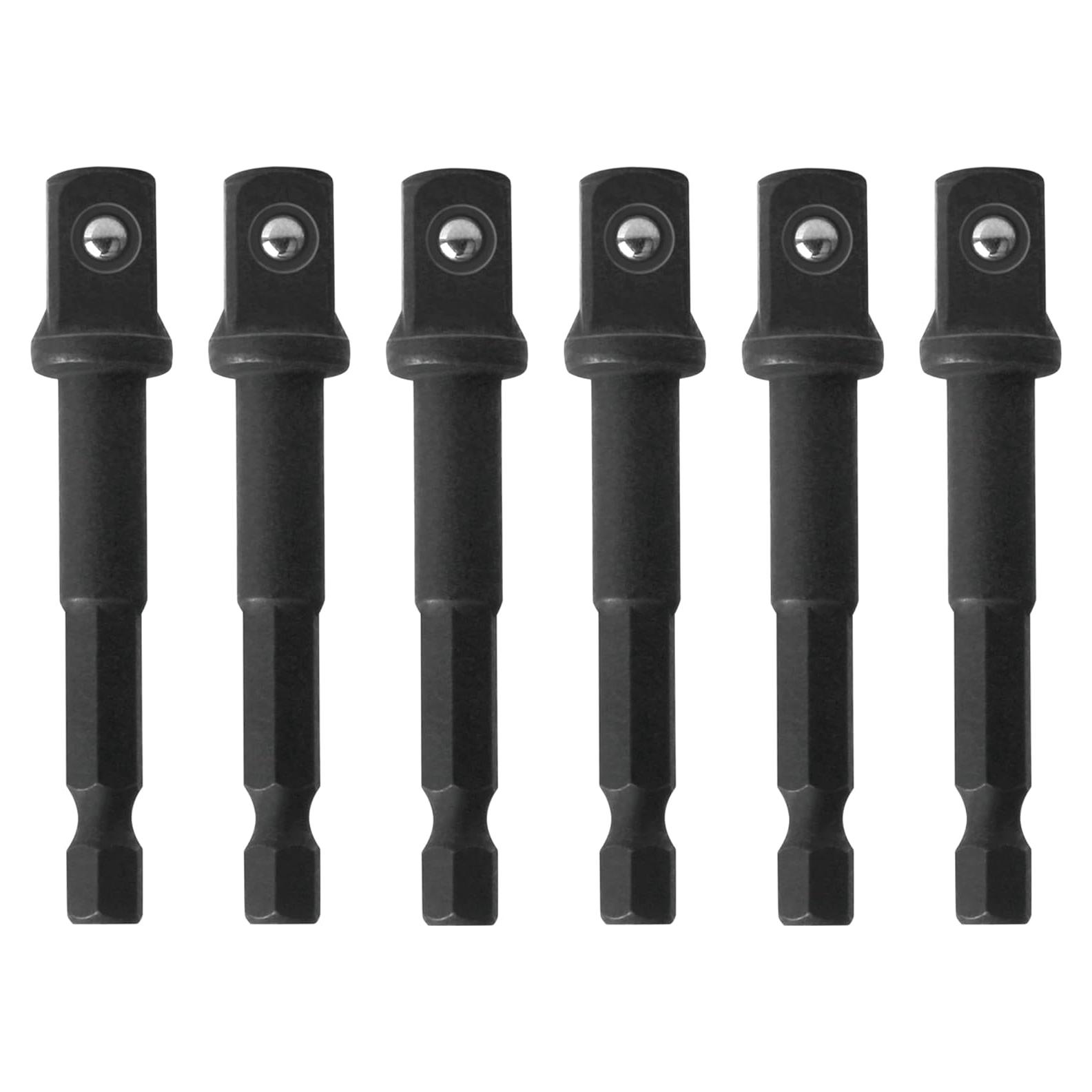 Conjunto de Adaptadores de Enchufe DeWalt DW2542IR - 6 Piezas