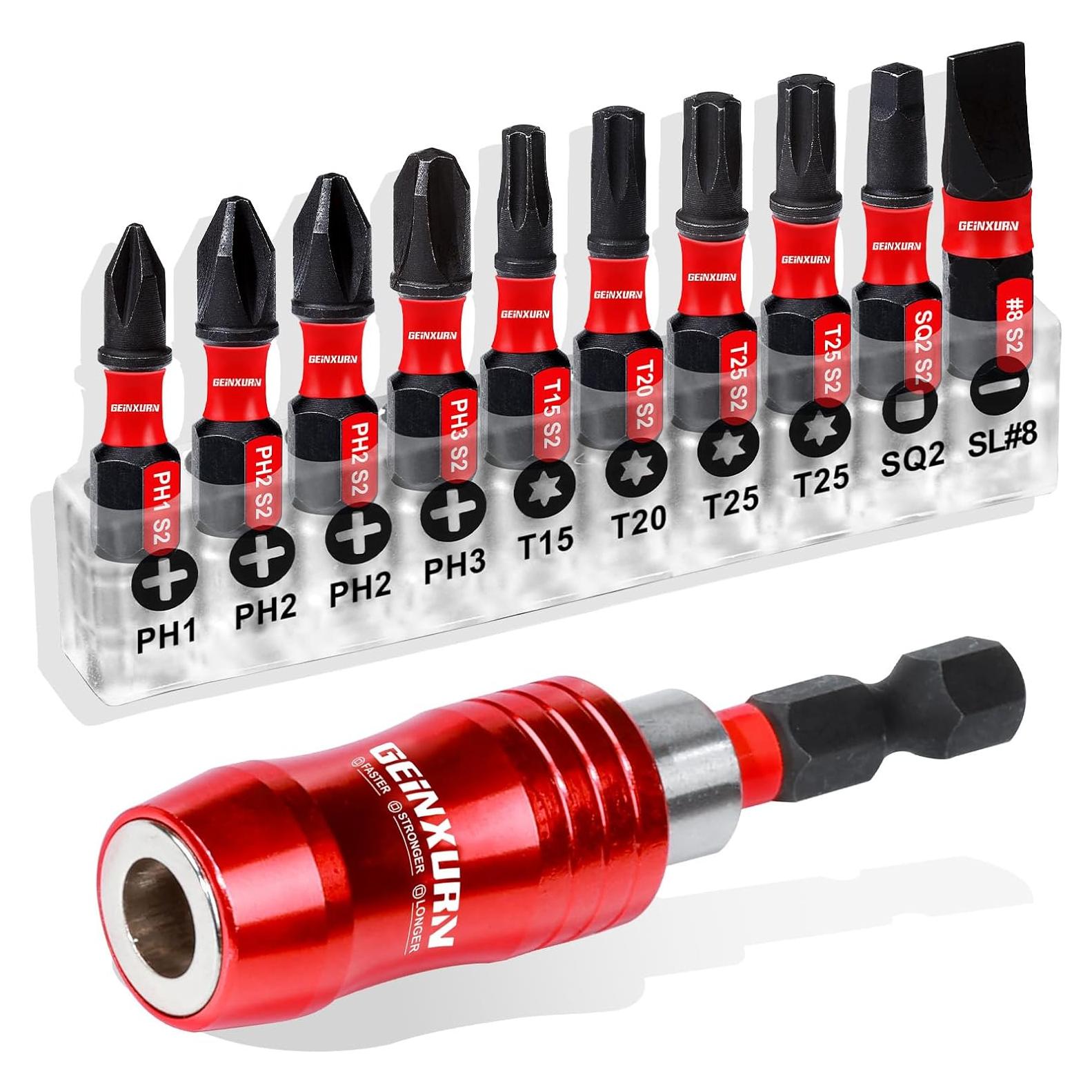 Soporte de Punta de Destornillador GEINXURN 65 mm 10 Piezas