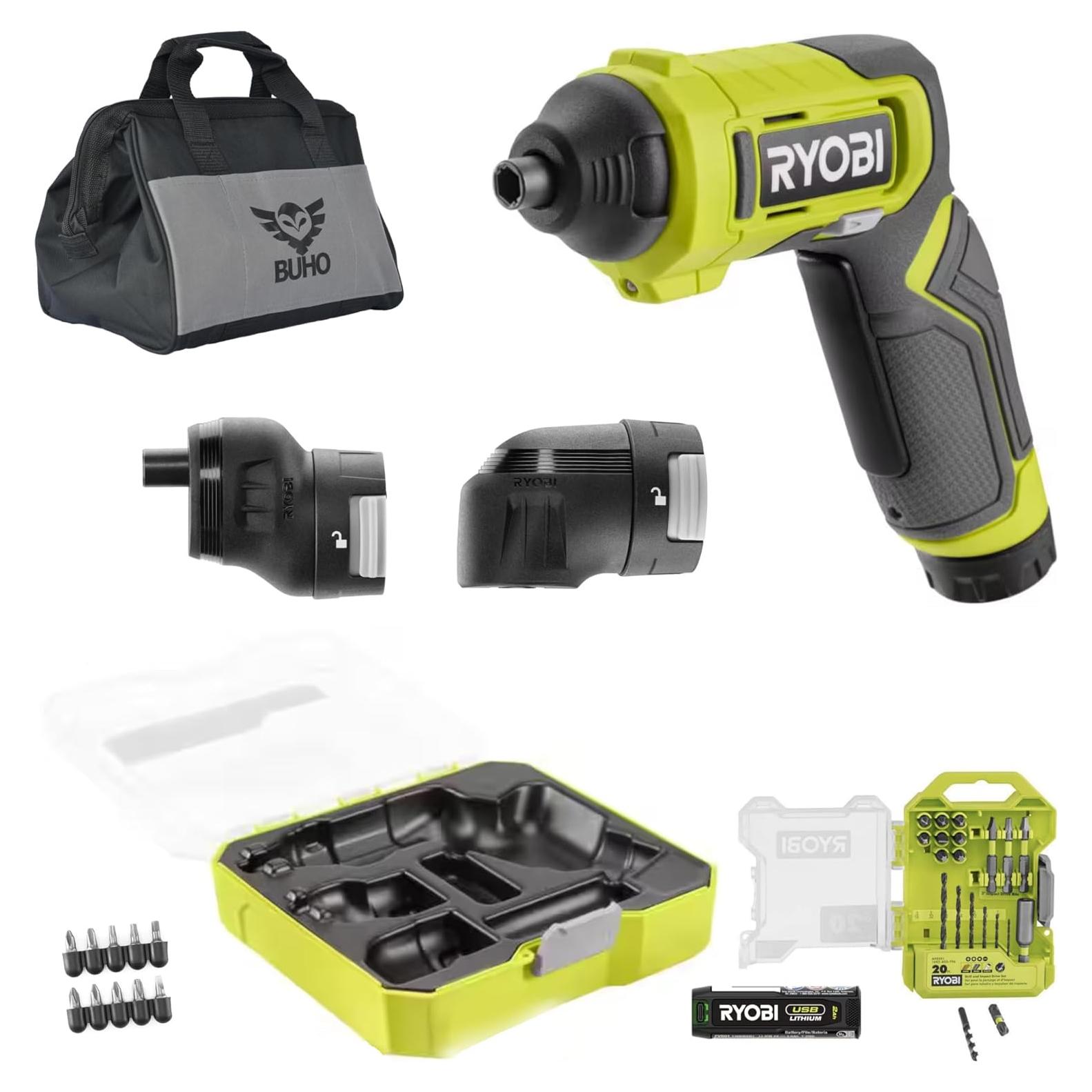 Destornillador Multi-Head Buho FVD51 200 RPM Batería 2Ah