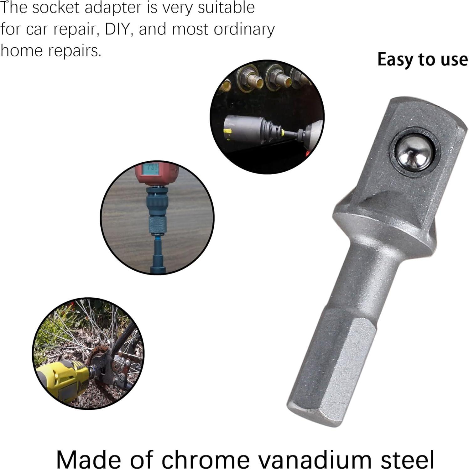 Juego de Enchufes Insertables Dewalt 20V 3 Pcs Hexagonal