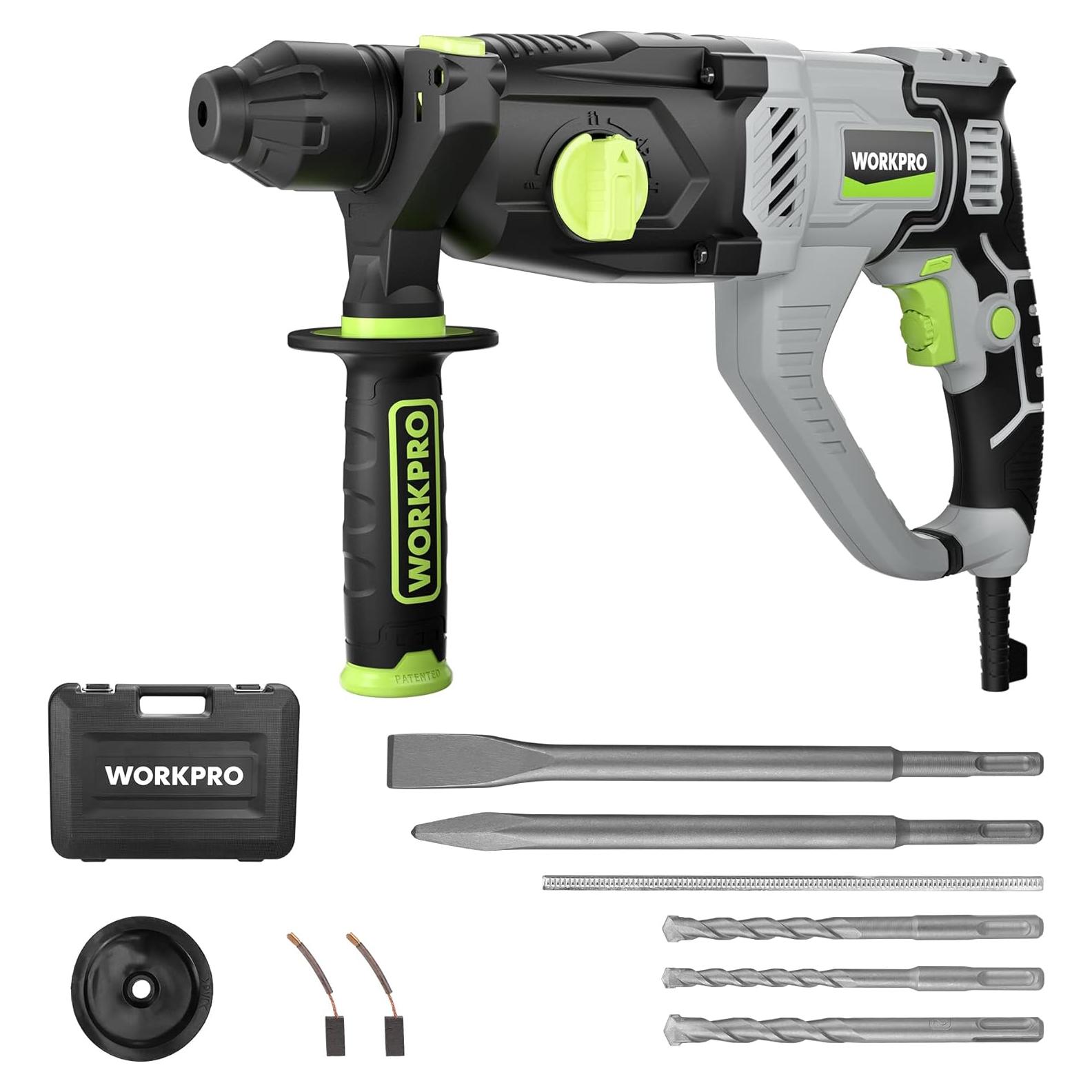 Martillo Perforador WORKPRO 7.5AMP SDS-Plus 3.4kg