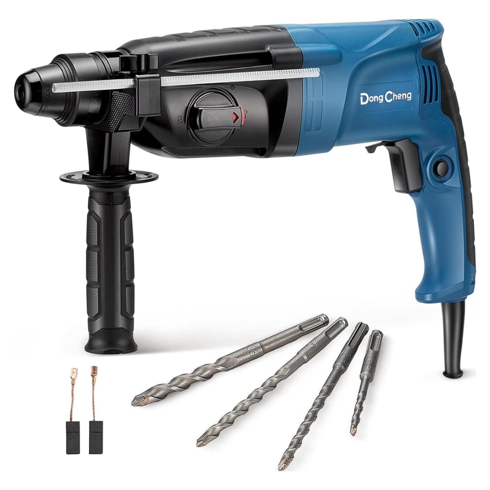 Taladro Rotatorio DongCheng 6.7A SDS-Plus 1200 RPM 3.26 kg