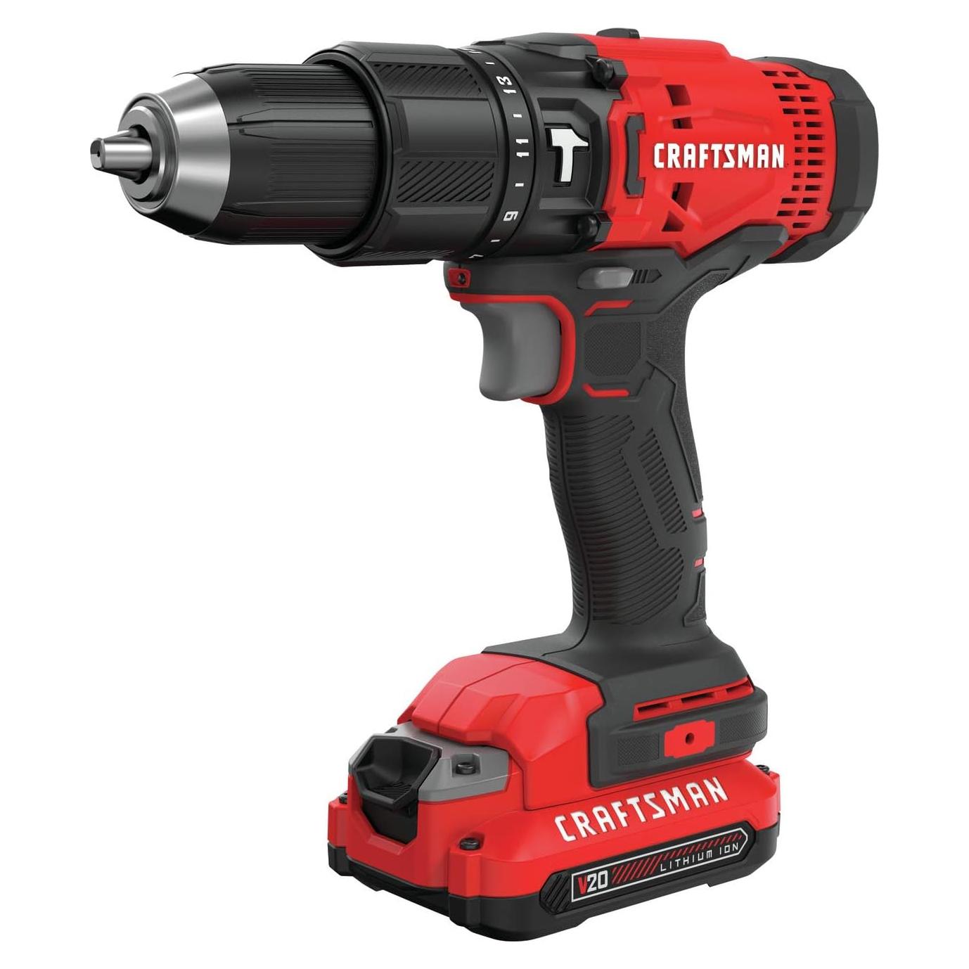 Taladro de Martillo Inalámbrico Craftsman V20 20V 1,27 cm