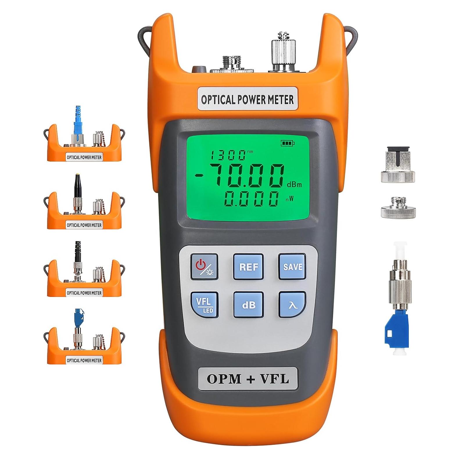 Medidor de Potencia Óptica SAIVXIAN A-G710B 15km con VFL