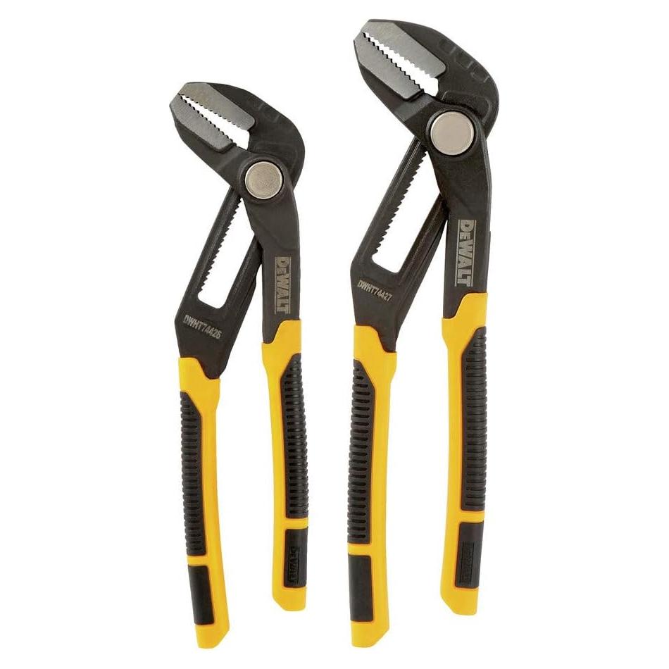 Alicates Pushlock Dewalt 2 Piezas 20 y 25 cm Ergonómicos