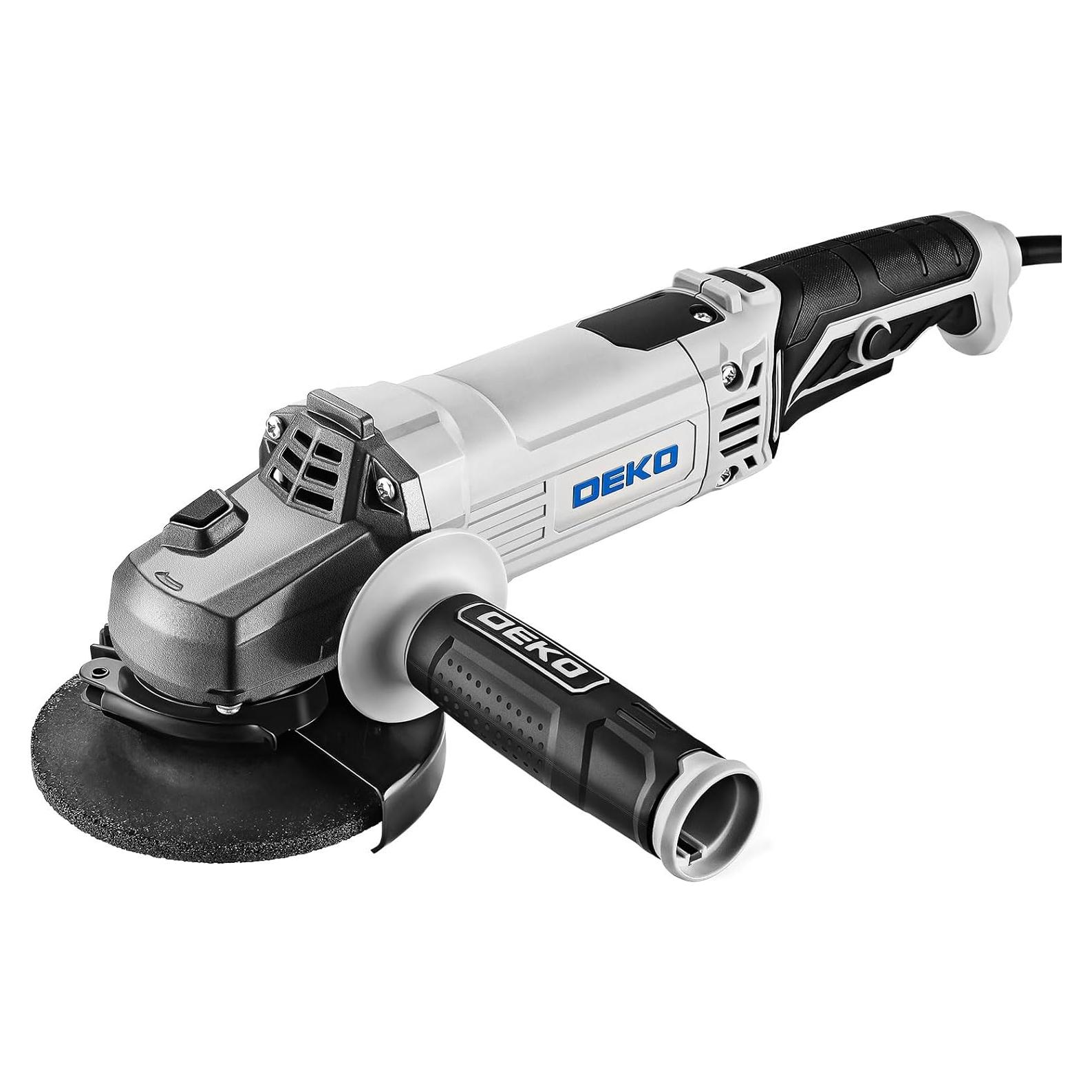 Amoladora Eléctrica DEKOPRO 115mm 7.5A con Estuche Duro