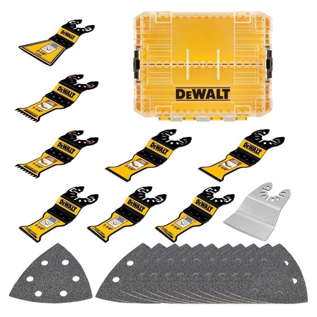 Kit de Herramientas Oscilantes DEWALT 21PC DWA4221GSET