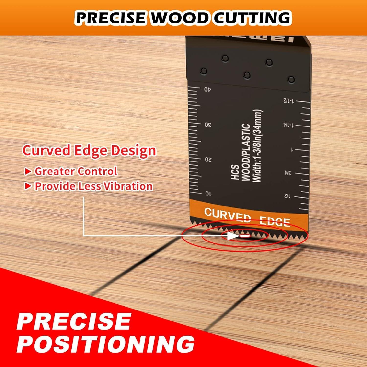 Kit 54 Piezas Cuchillas Oscilantes AMZWEI Universal