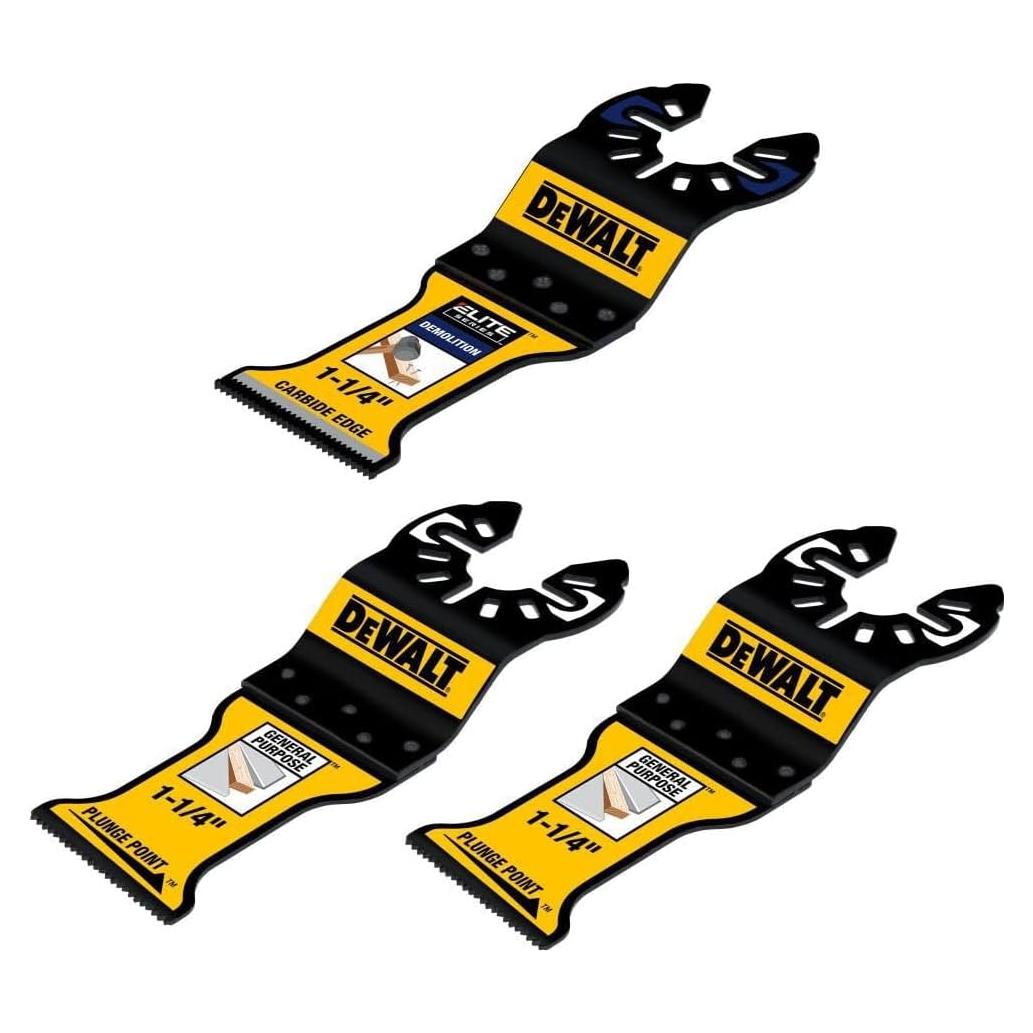 Cuchillas Oscilantes DEWALT DWA4258C-3 para Metal y Madera