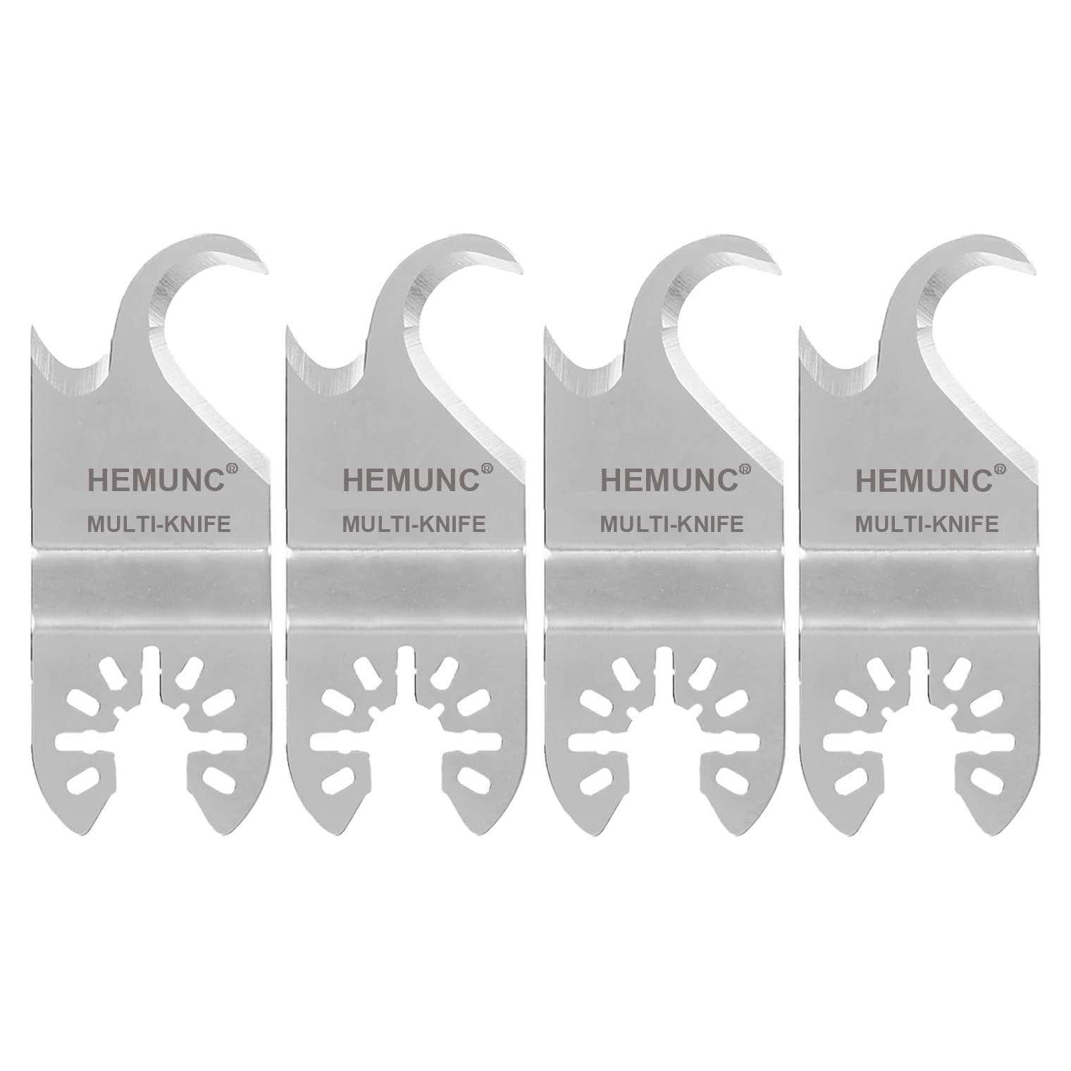 4 Hojas de sierra oscilante HEMUNC para cortar tejas y PVC