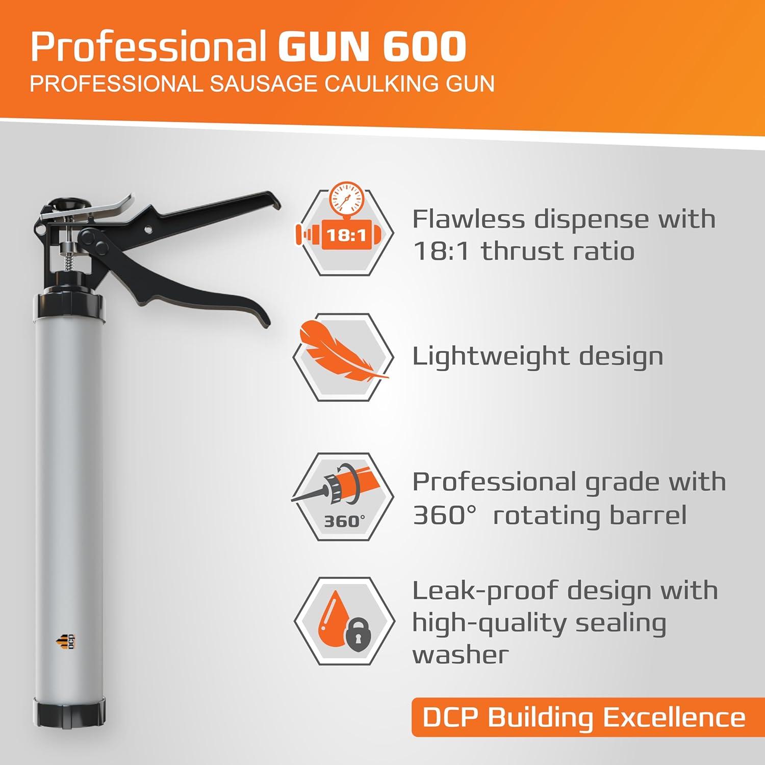 Pistola de Calafateo DCP 600 Manual 0.73 kg 18:1