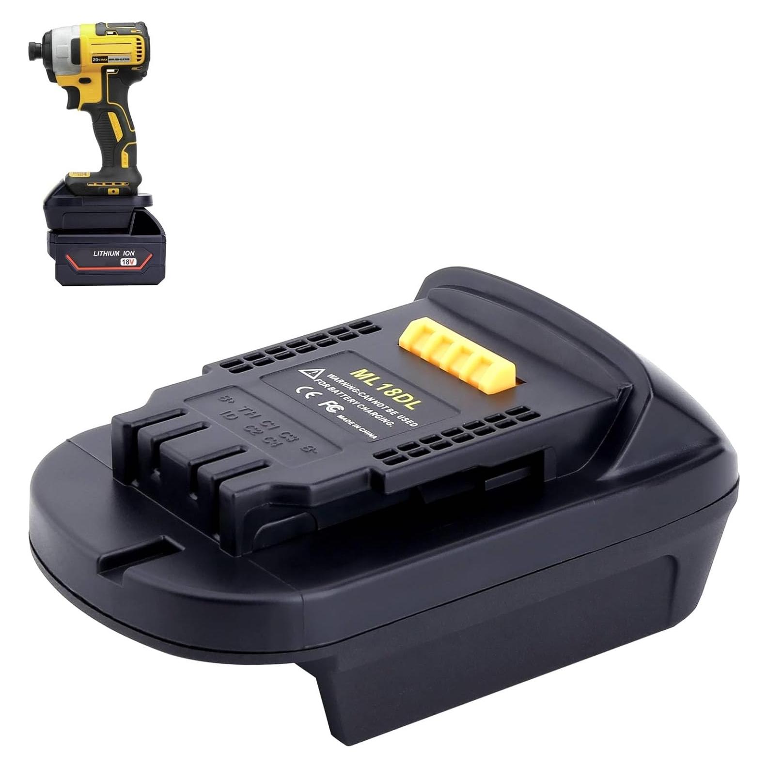 Adaptador de Batería Kotoate ML18DL para Dewalt 20V