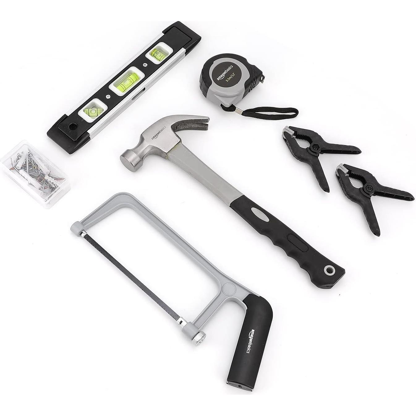 Conjunto de Herramientas de Mano 173 Piezas Amazon Basics