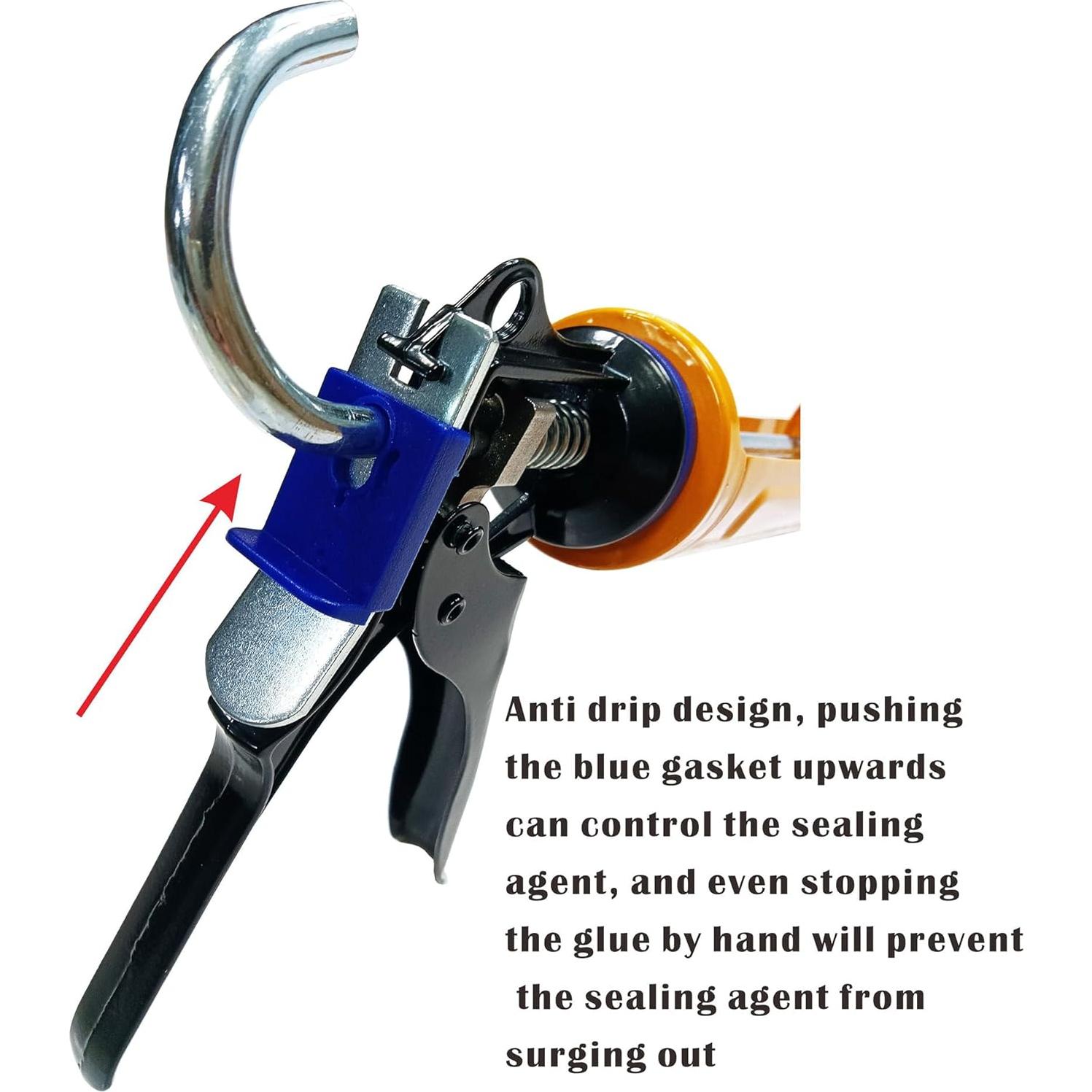 Pistola de Calafateo ANZHUO 10:1 Ergonómica 0.48 kg