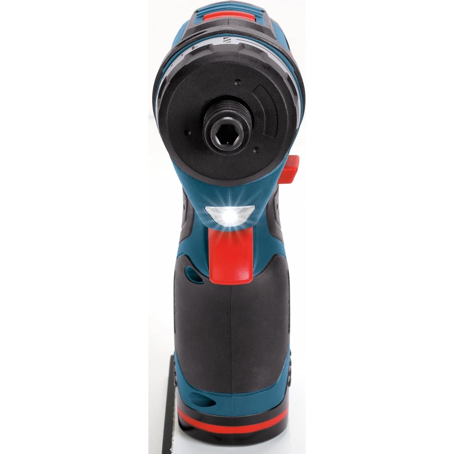 BOSCH Conductor de Bolsillo 12V PS21-2A con 2 Baterías