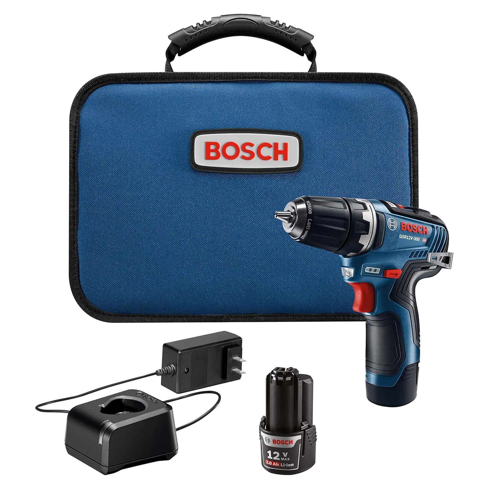 Taladro Atornillador Bosch GSR12V-300B22 12V 34Nm 2 Baterías