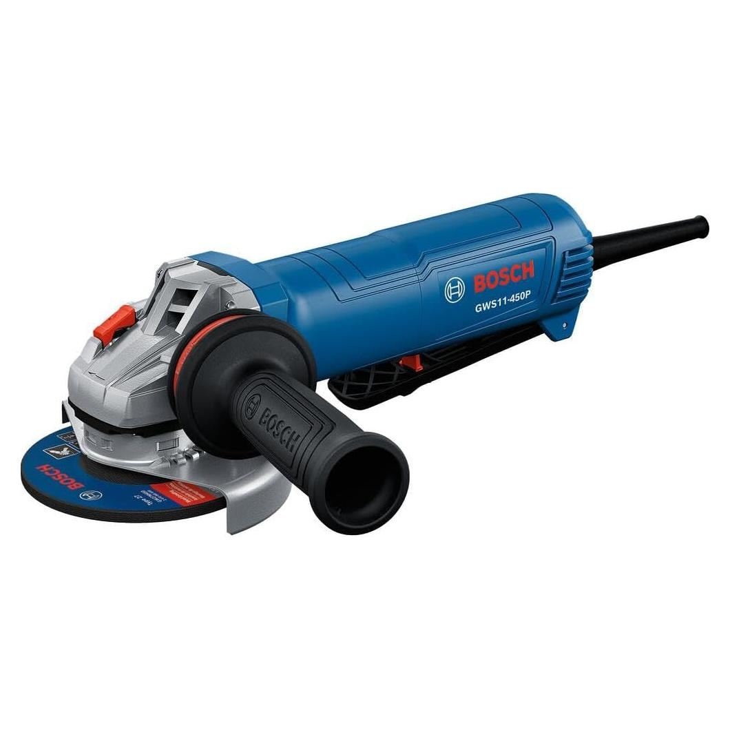 Amoladora Angular Bosch GWS11-450P 4.5" 11A Ergonómica