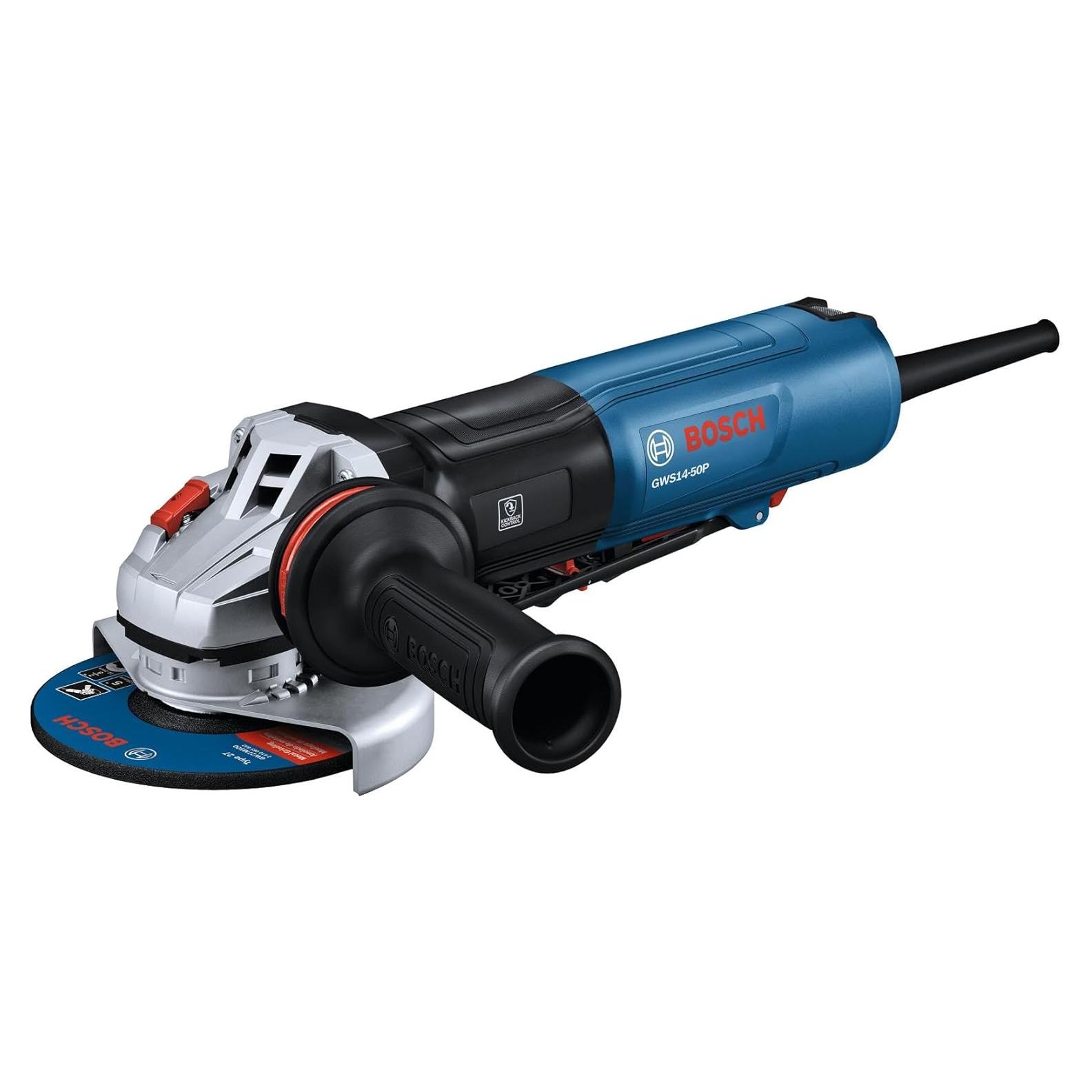 Amoladora Angular BOSCH GWS14-50P 5" 13A Ergonomía y Potencia