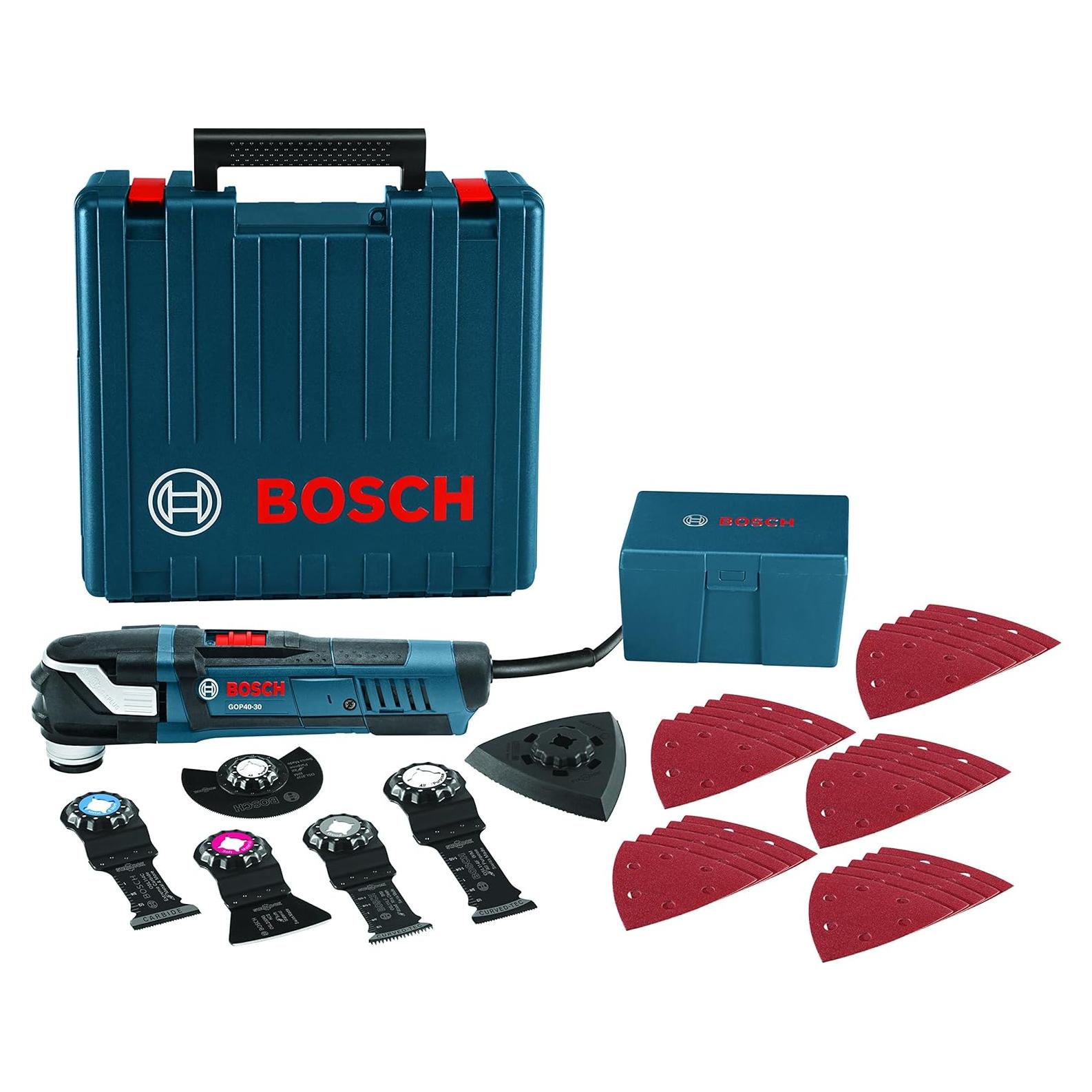 Herramienta Oscilante Multiusos Bosch GOP40-30C 32 Accesorios