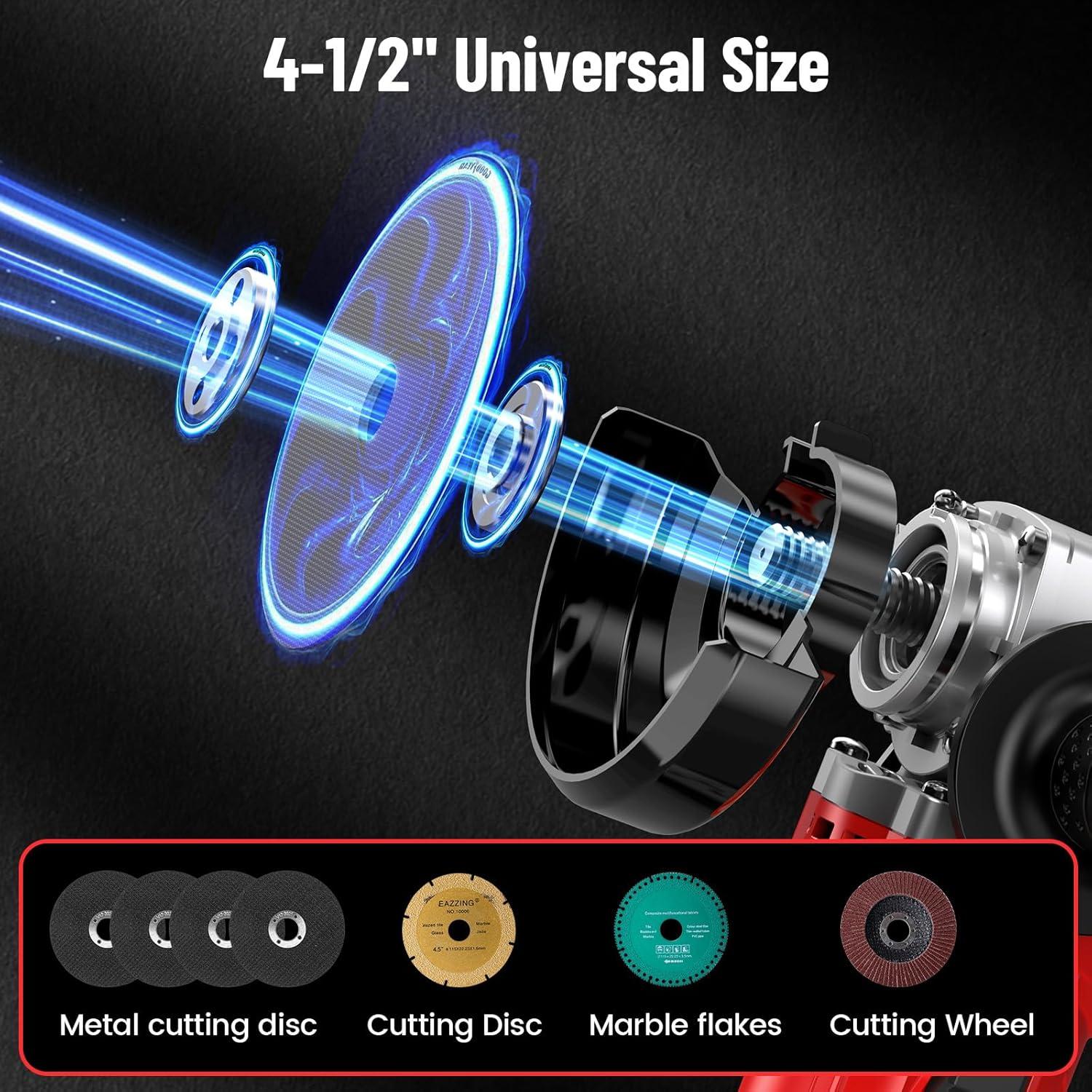 Amoladora Angular Avhrit 1200W 4.5" 13000 RPM Ergonómica