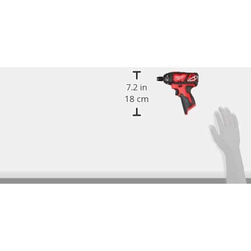 Destornillador Inalámbrico Milwaukee M12 12V 1/4" Hexagonal