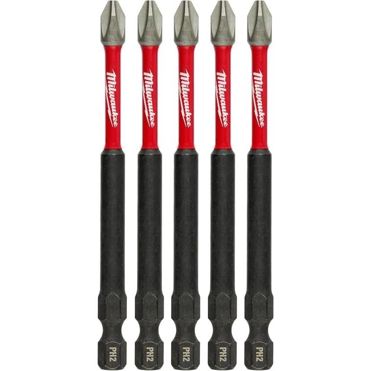 Broca de Poder Phillips #2 Milwaukee 8.89 cm Paquete de 5