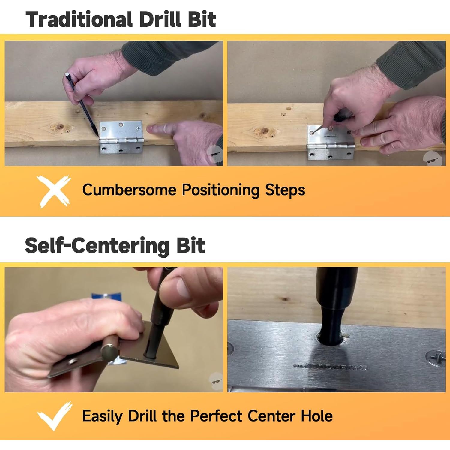Juego de Brocas de Centrado Automático Duckcows CC2430