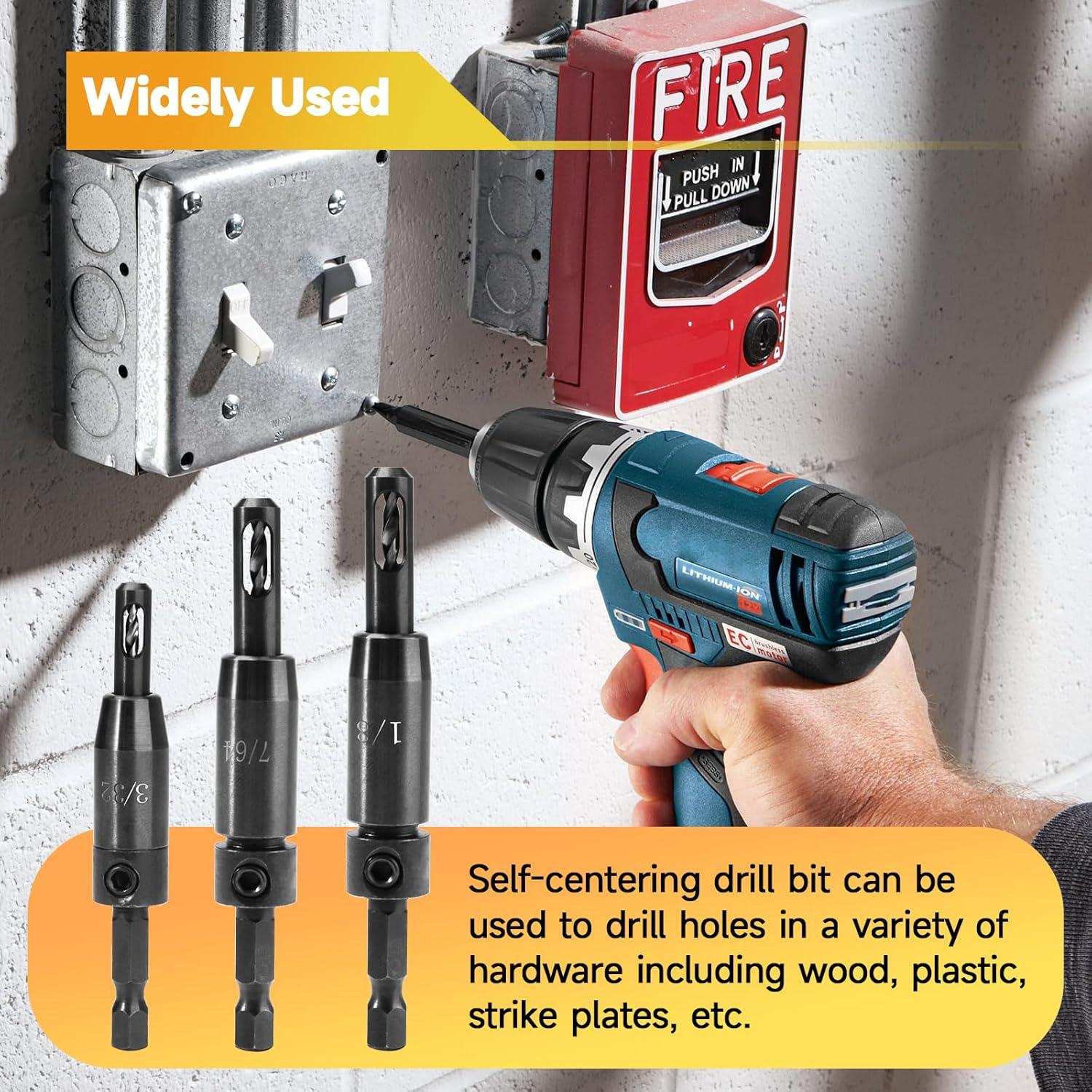 Juego de Brocas de Centrado Automático Duckcows CC2430