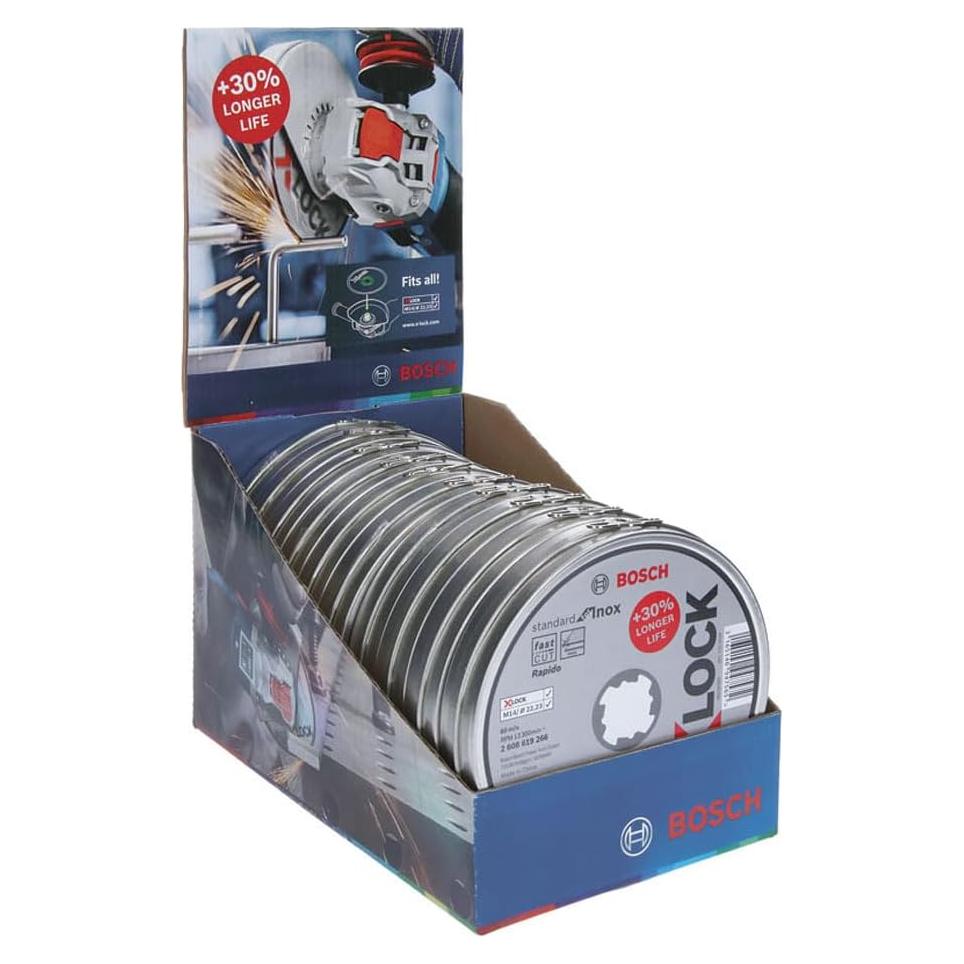 Discos de Corte Estándar Bosch 115 mm - Paquete de 10