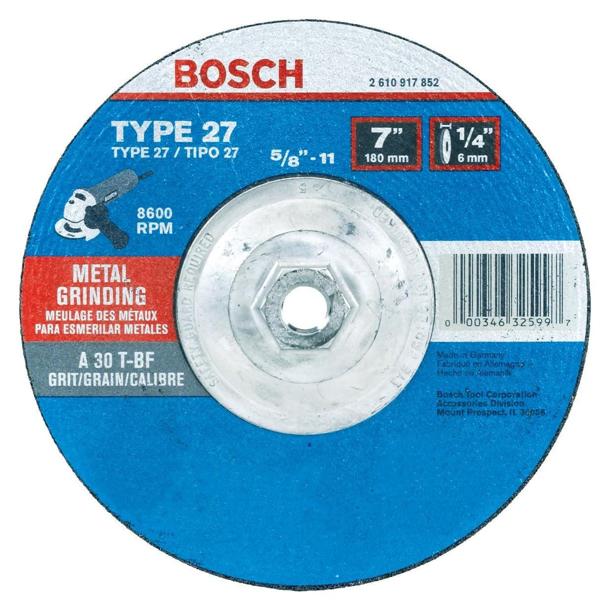 Rueda de Esmerilado Bosch GW27M701 17.78 cm Óxido de Aluminio