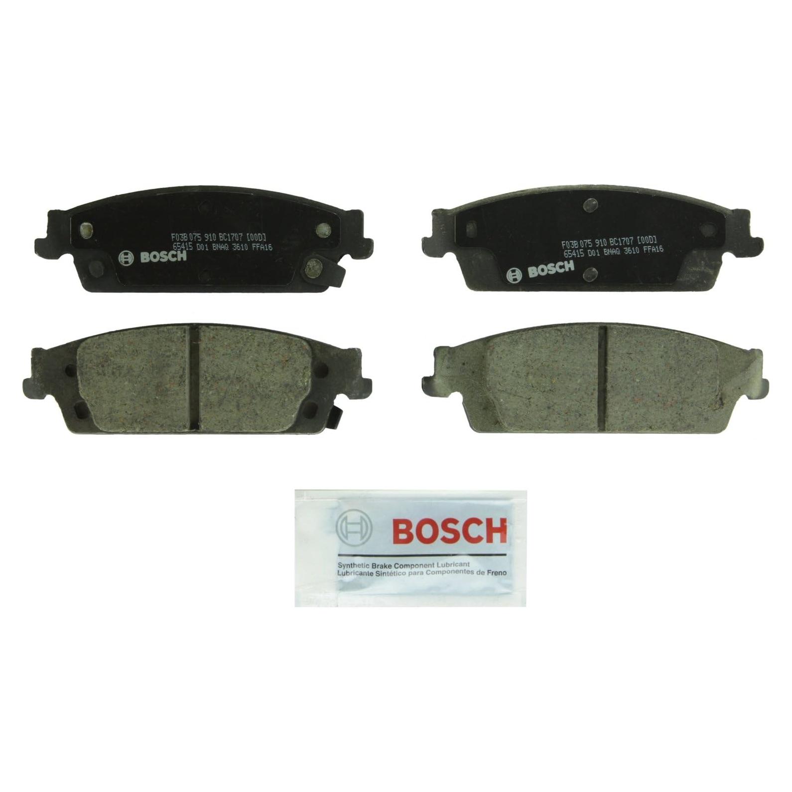 Pastillas de Freno Cerámicas Bosch BC1707 Traseras para Cadillac y Chevrolet