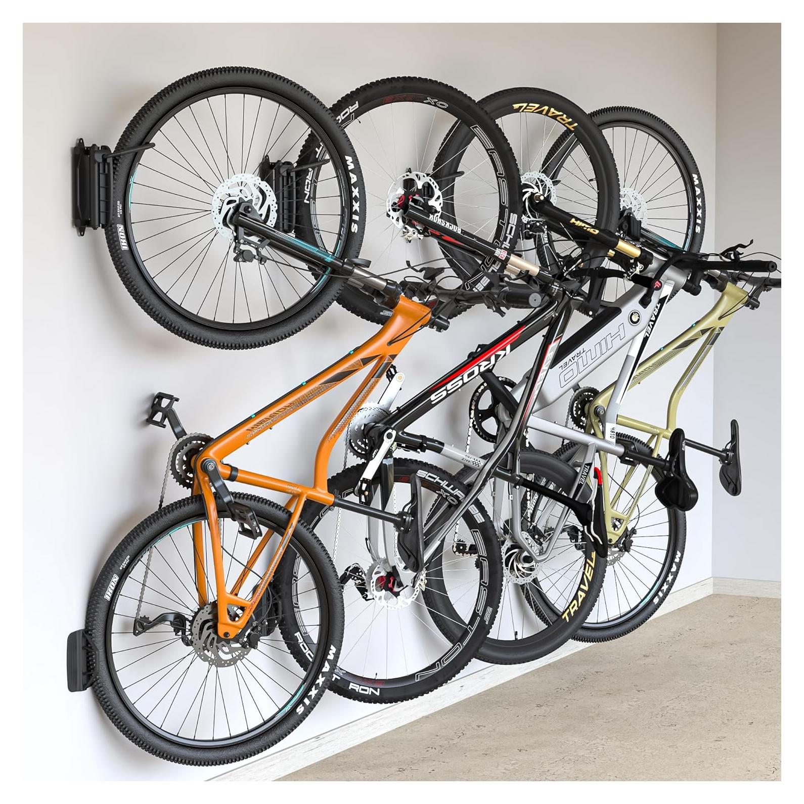 Soporte de Pared para Bicicleta monTEK Giratorio 4 Piezas