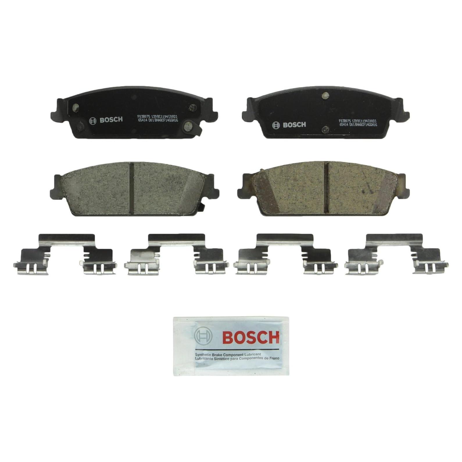 Pastillas de Freno Cerámicas Bosch BC1194 Traseras para Cadillac y Chevrolet