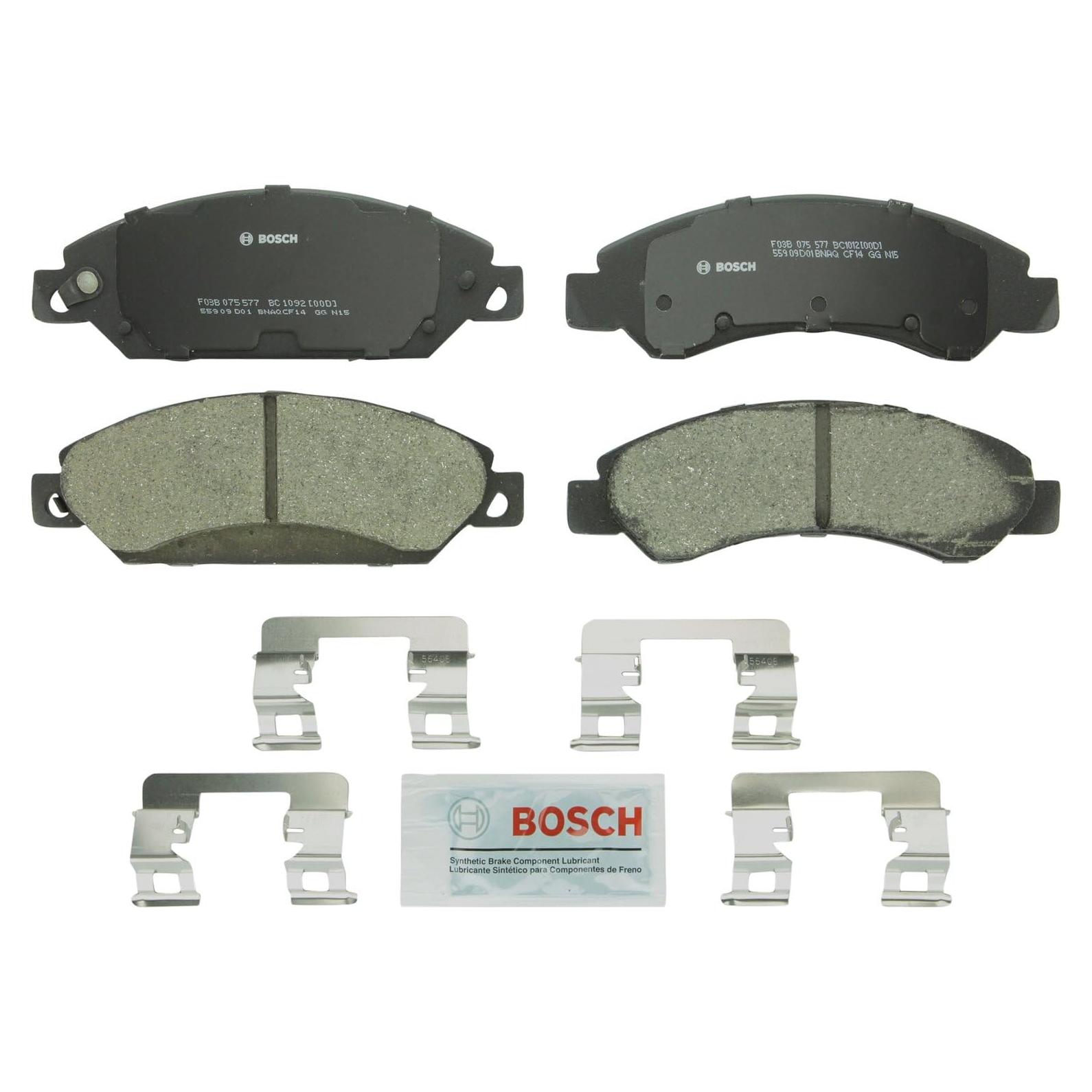 Pastillas de Freno Cerámicas Bosch BC1092 Delanteras para Cadillac y Chevrolet