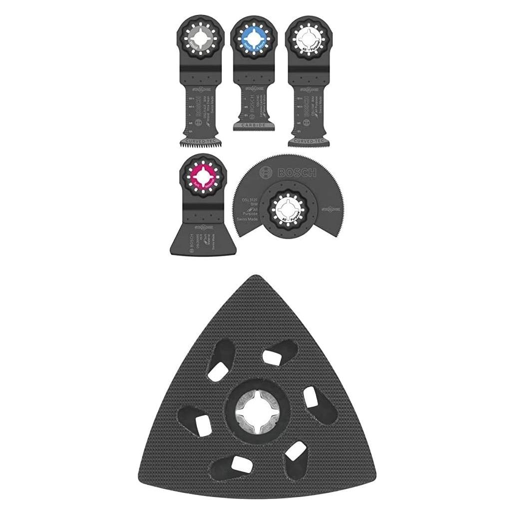 Juego de Hojas Oscilantes Bosch Starlock 6 Piezas