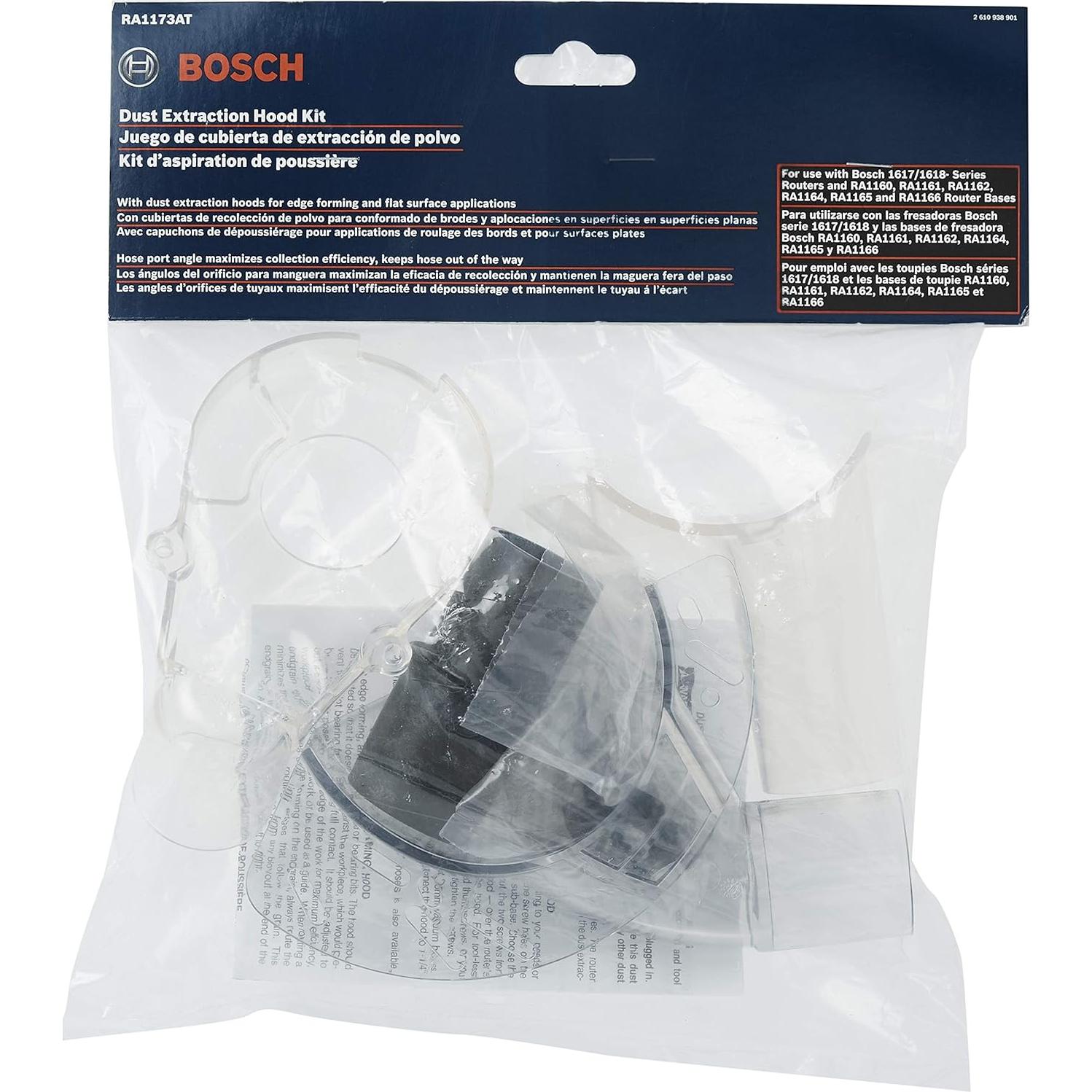 Kit de extracción de polvo Bosch RA1173AT 3,18 y 3,81 cm