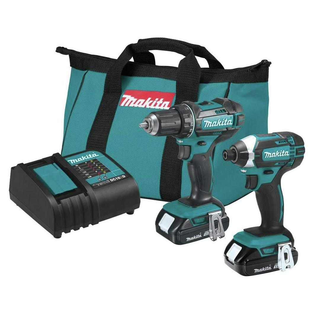 Kit de Herramientas Inalámbricas Makita 18V 2 Piezas