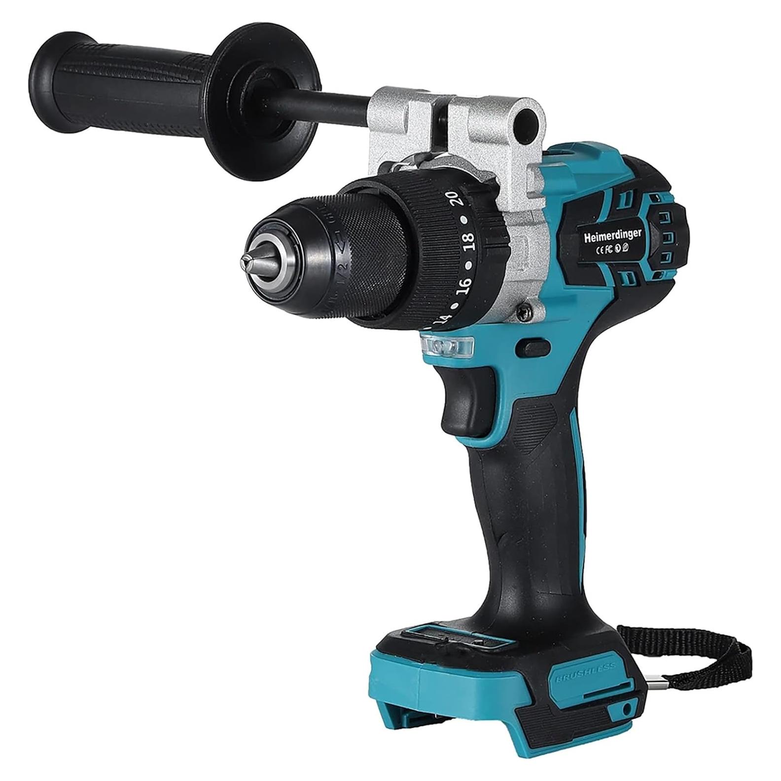 Taladro de Percusión Inalámbrico Heimerdinger 18V 150 N.m