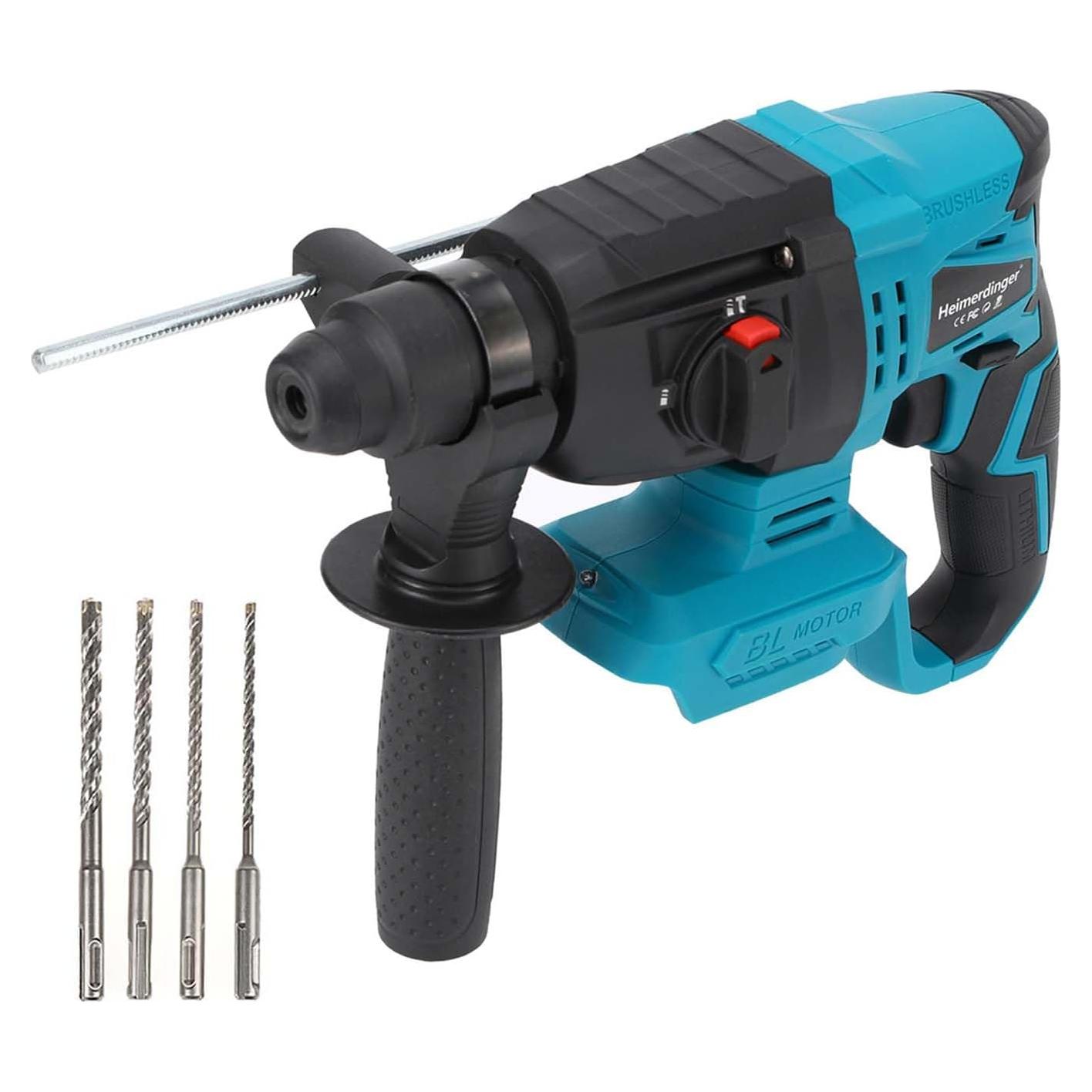 Martillo Perforador Inalámbrico Heimerdinger 18V 2 Julios