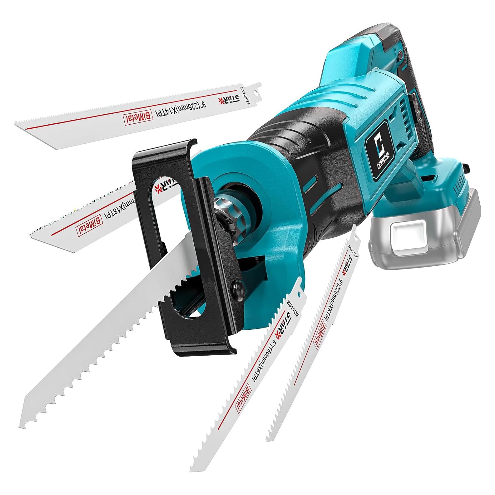 Sierra Recíproca Inalámbrica Cerycose para Makita 18V