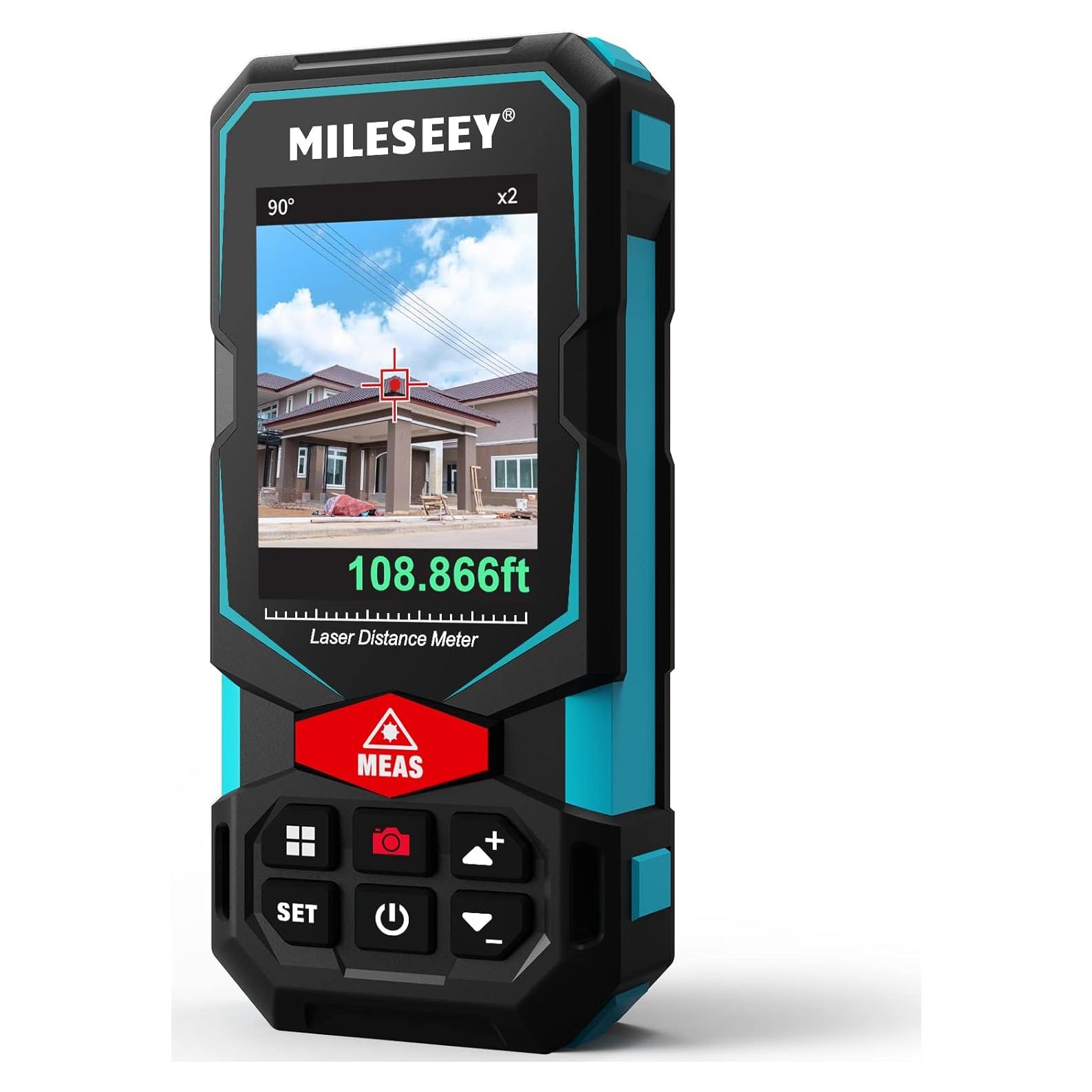 Medidor Láser MiLESEEY S7 Pro 100,58 m con Cámara Pointfinder