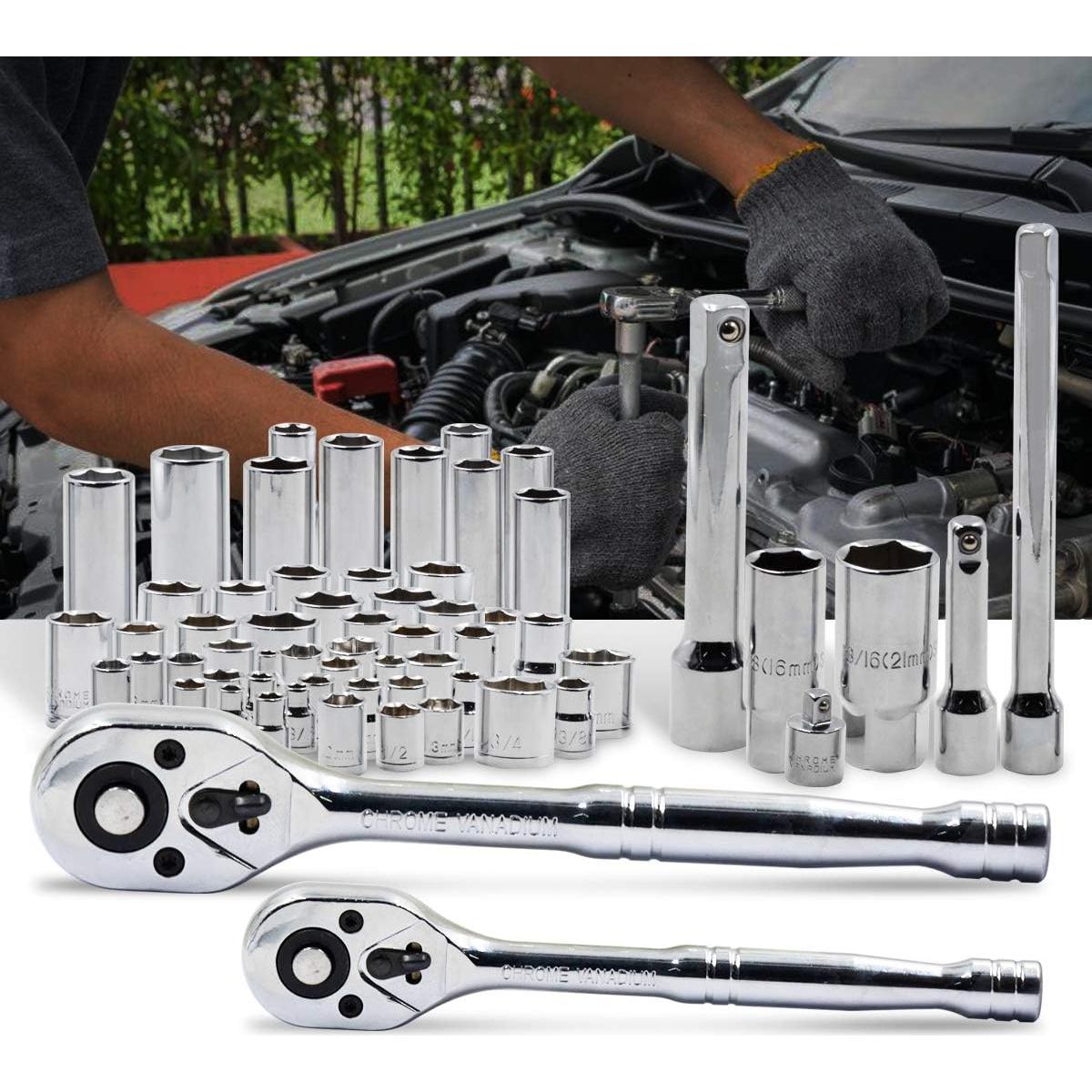 Juego de Herramientas Mecánicas Prostormer 240 Piezas con Caja