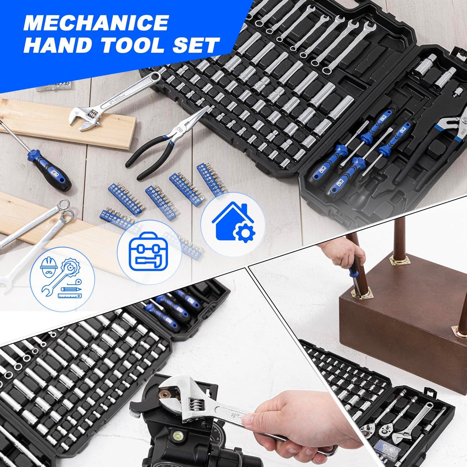 Juego de Herramientas Mecánicas Prostormer 240 Piezas con Caja